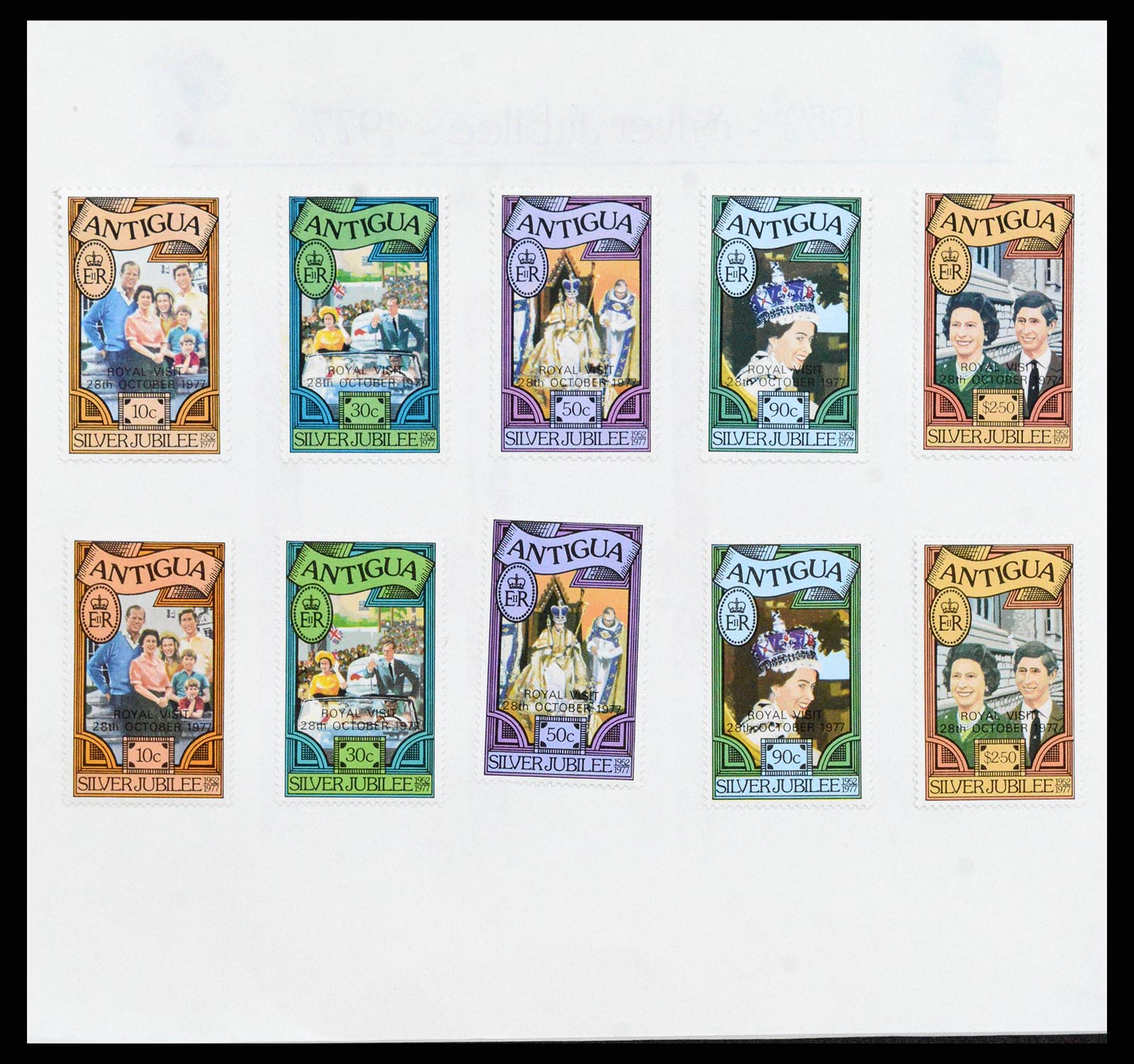 38425 0009 - Postzegelverzameling 38425 Engeland en koloniën omnibus 1935-2013.