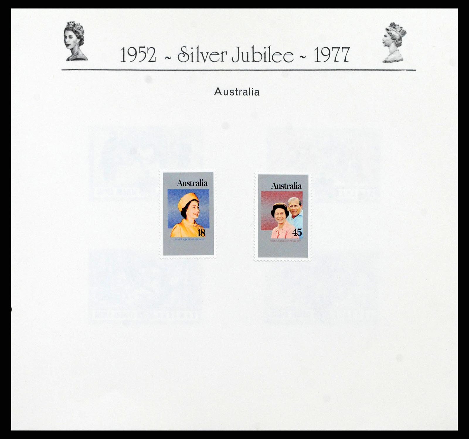 38425 0014 - Postzegelverzameling 38425 Engeland en koloniën omnibus 1935-2013.