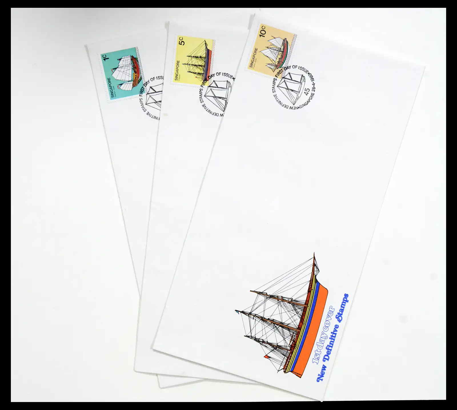 38432 0023 - Postzegelverzameling 38432 Singapore FDC's 1970-2005.