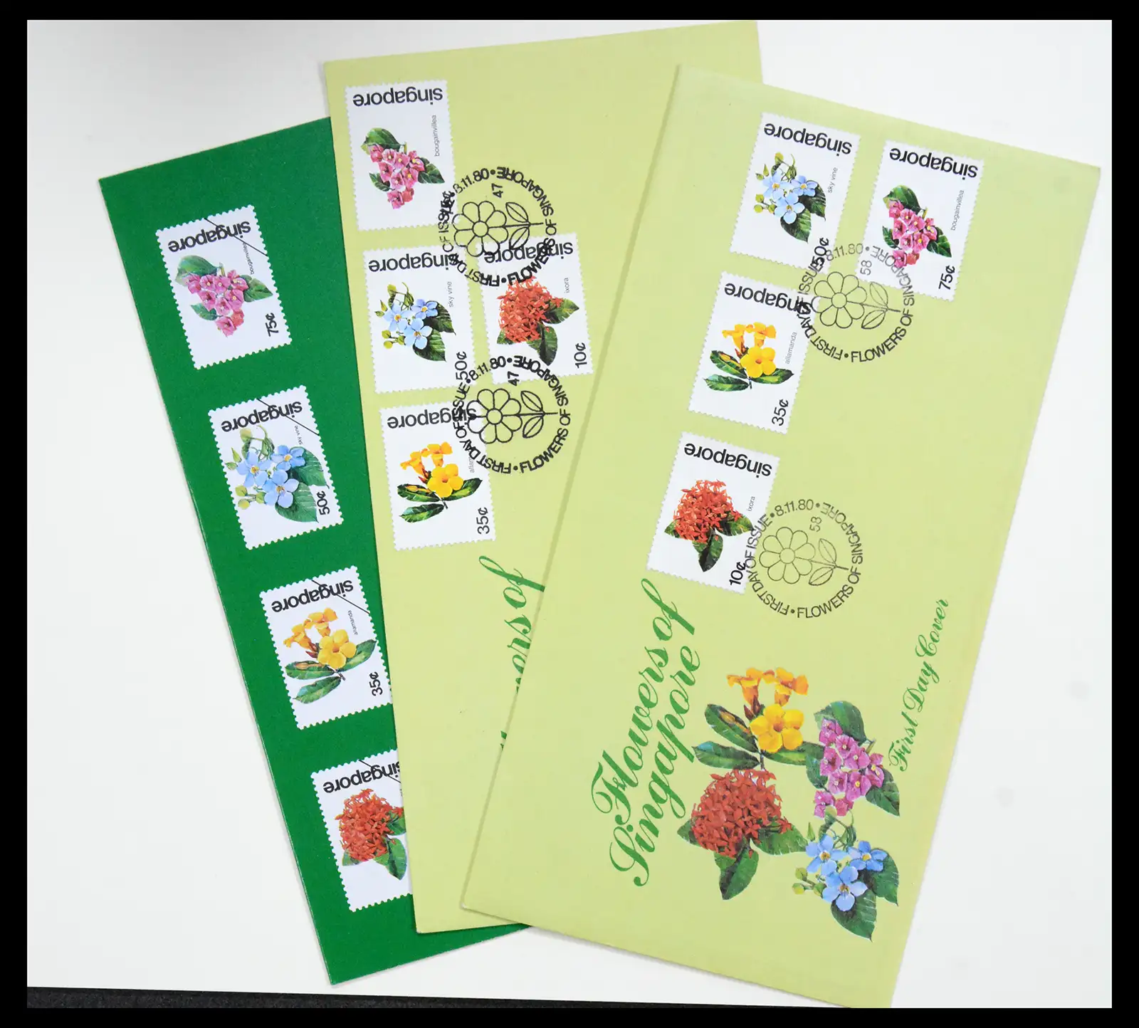 38432 0032 - Postzegelverzameling 38432 Singapore FDC's 1970-2005.