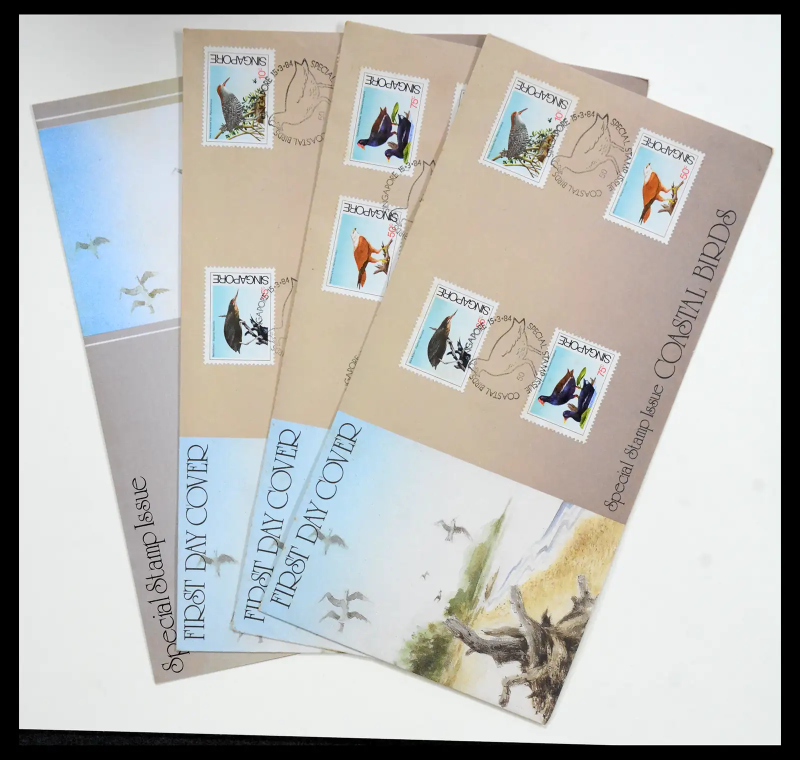 38432 0060 - Postzegelverzameling 38432 Singapore FDC's 1970-2005.
