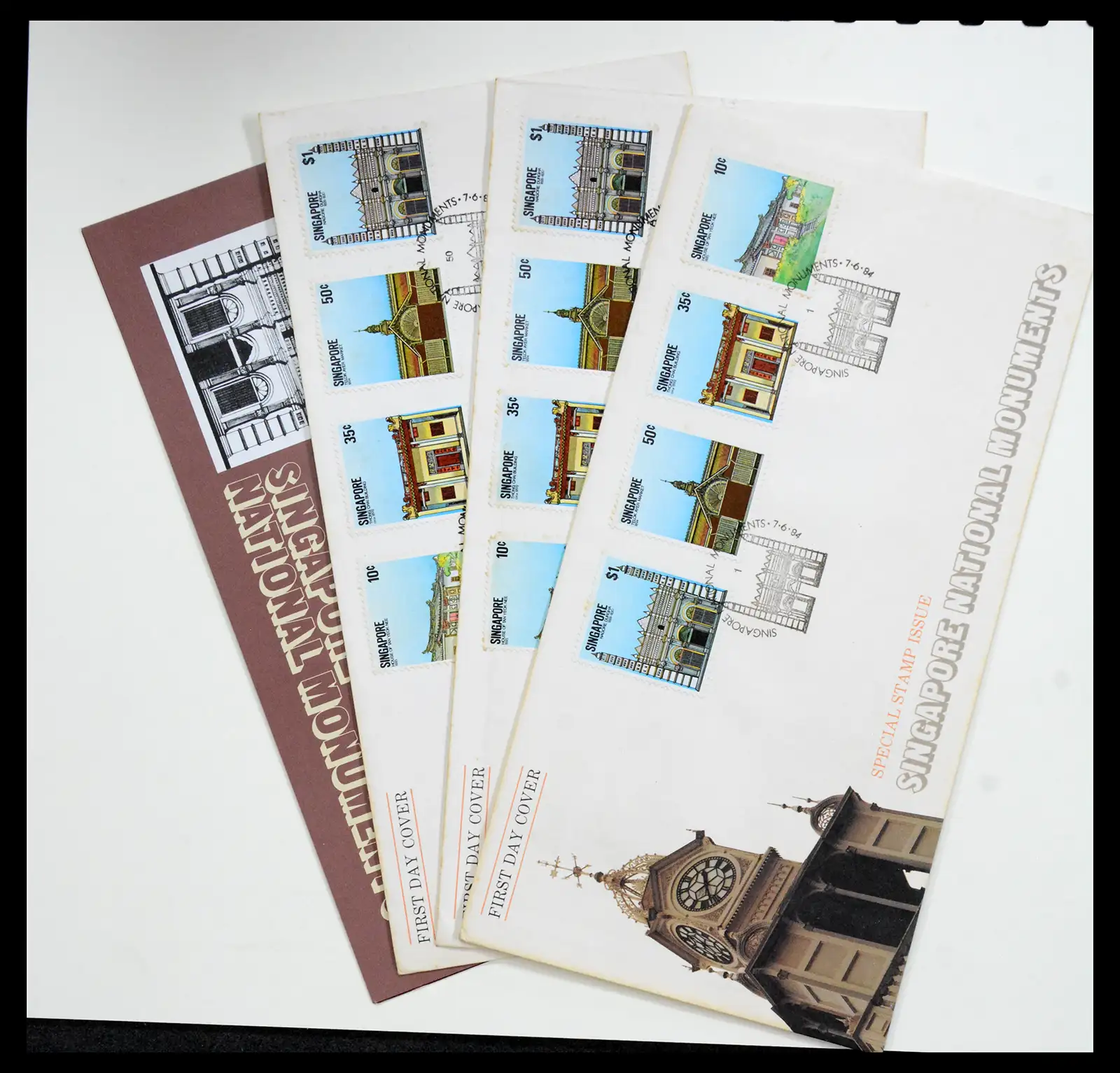 38432 0061 - Postzegelverzameling 38432 Singapore FDC's 1970-2005.