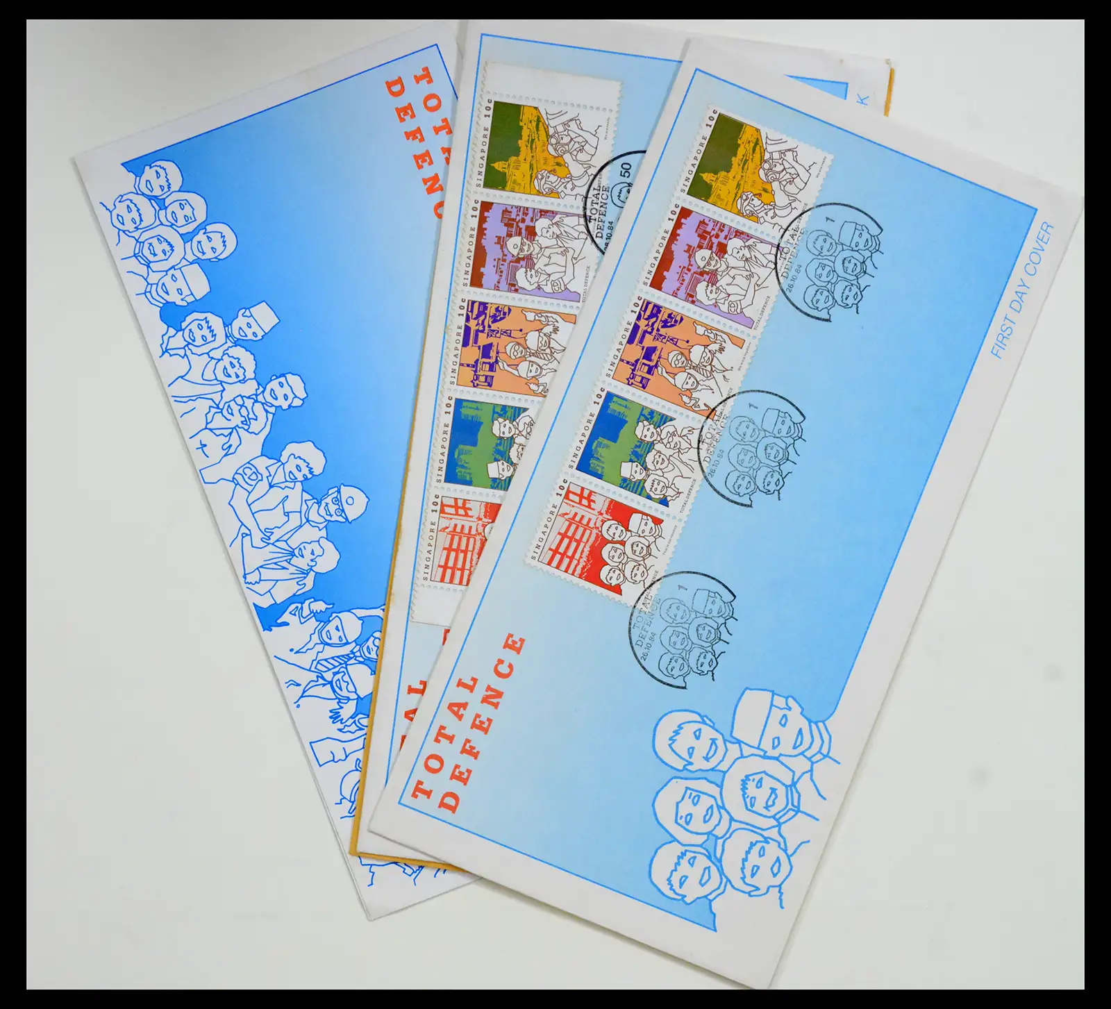 38432 0064 - Postzegelverzameling 38432 Singapore FDC's 1970-2005.