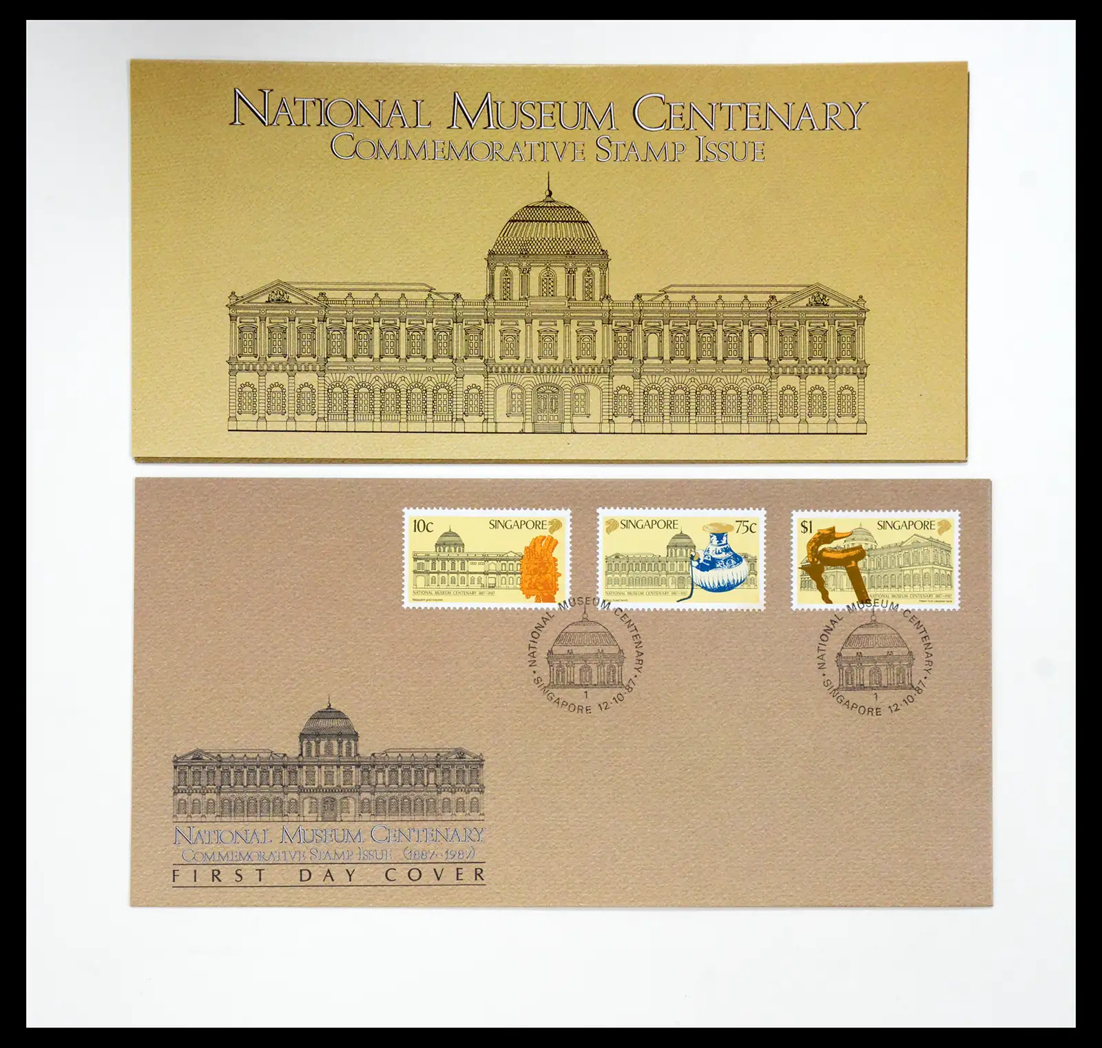 38432 0082 - Postzegelverzameling 38432 Singapore FDC's 1970-2005.