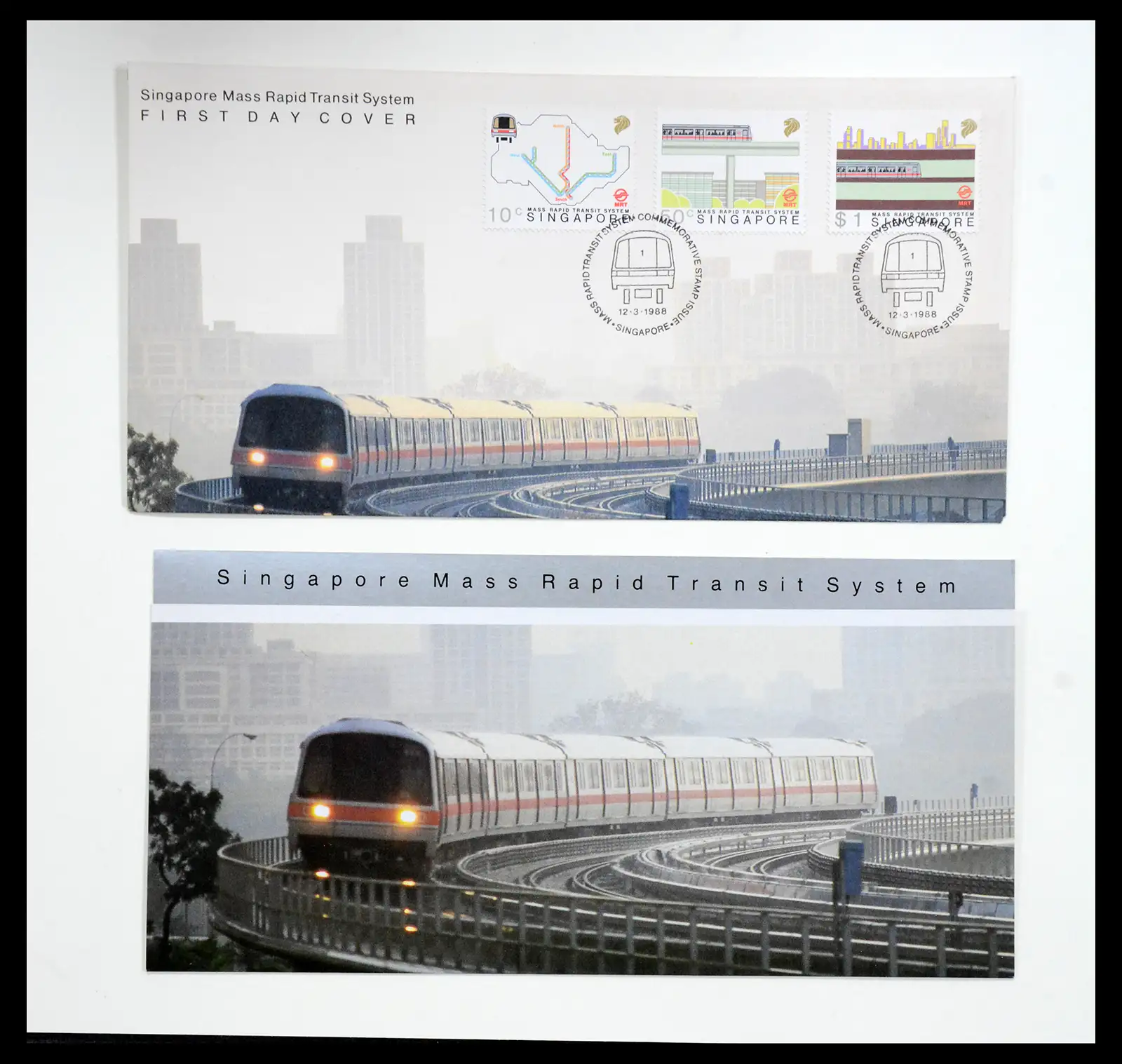 38432 0085 - Postzegelverzameling 38432 Singapore FDC's 1970-2005.