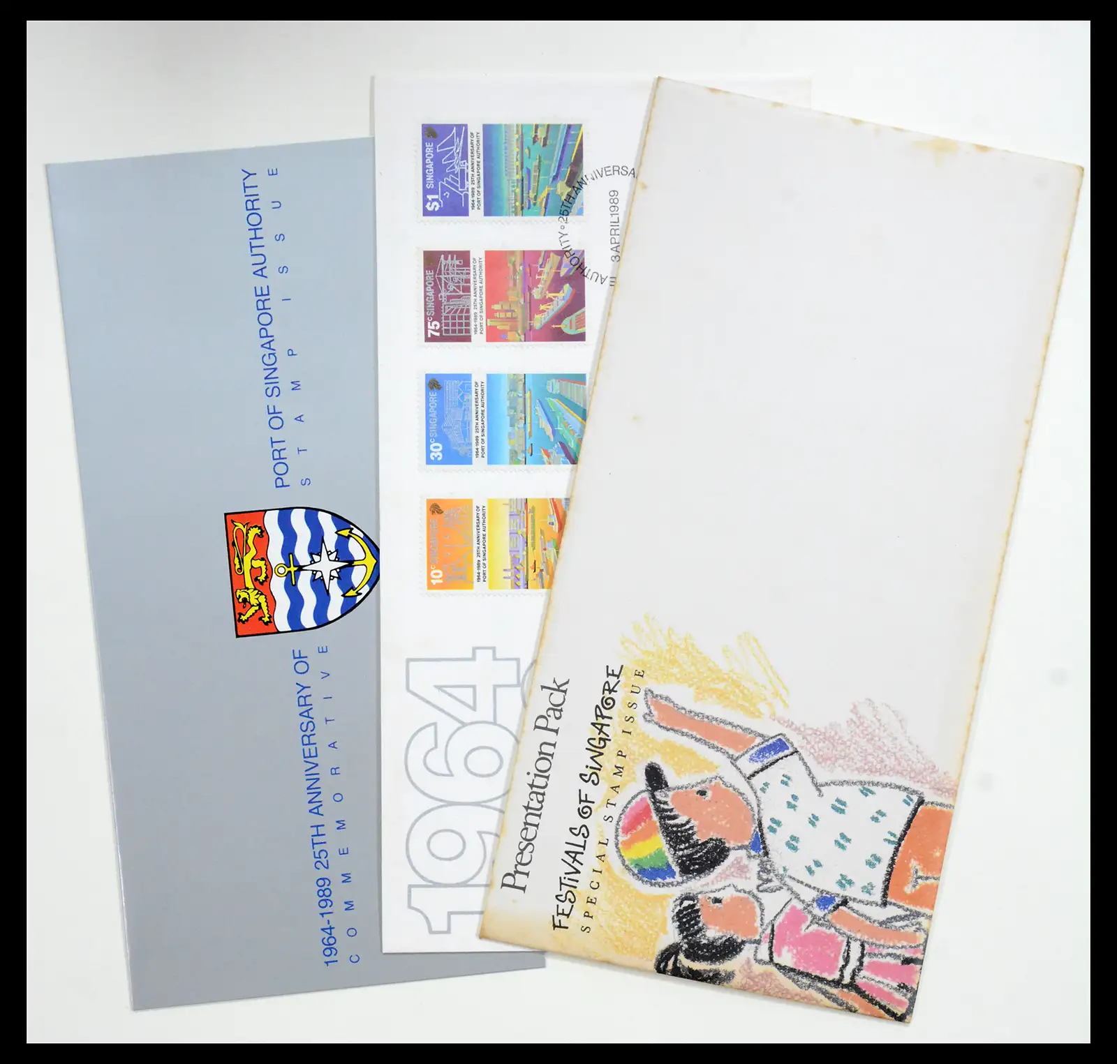 38432 0090 - Postzegelverzameling 38432 Singapore FDC's 1970-2005.