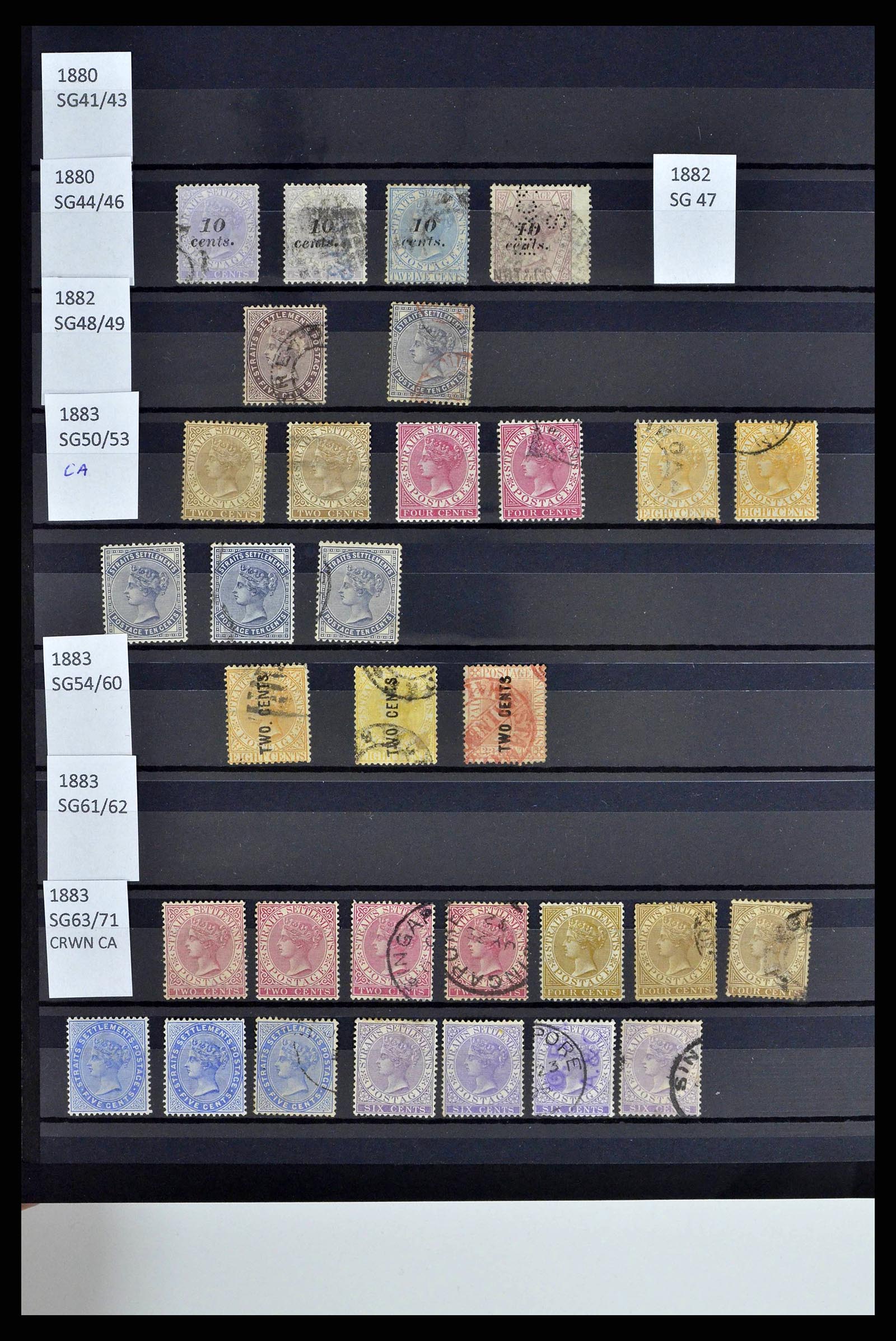 38450 0002 - Stamp collection 38450 Malaysia and States 1867-1970.