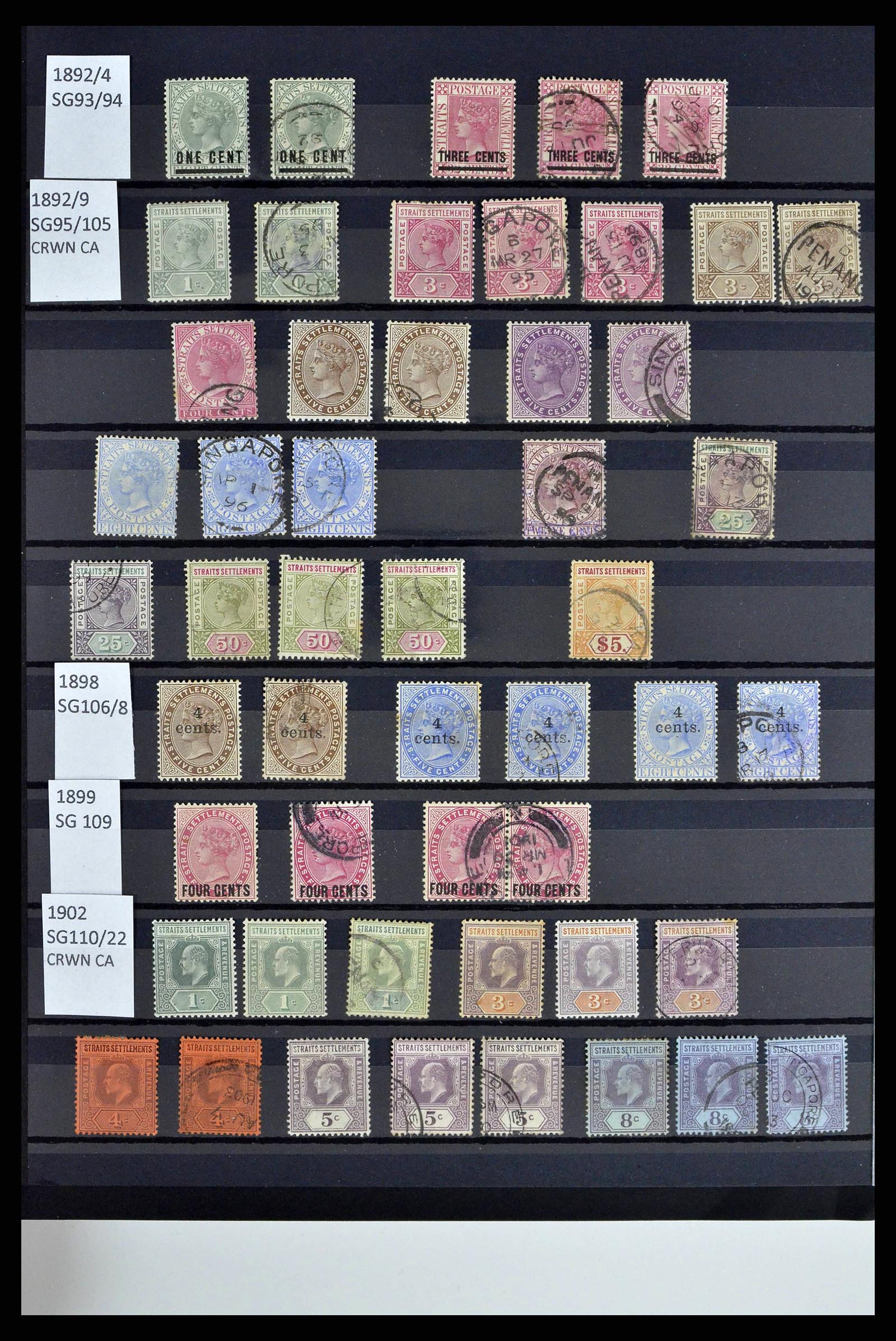 38450 0004 - Stamp collection 38450 Malaysia and States 1867-1970.
