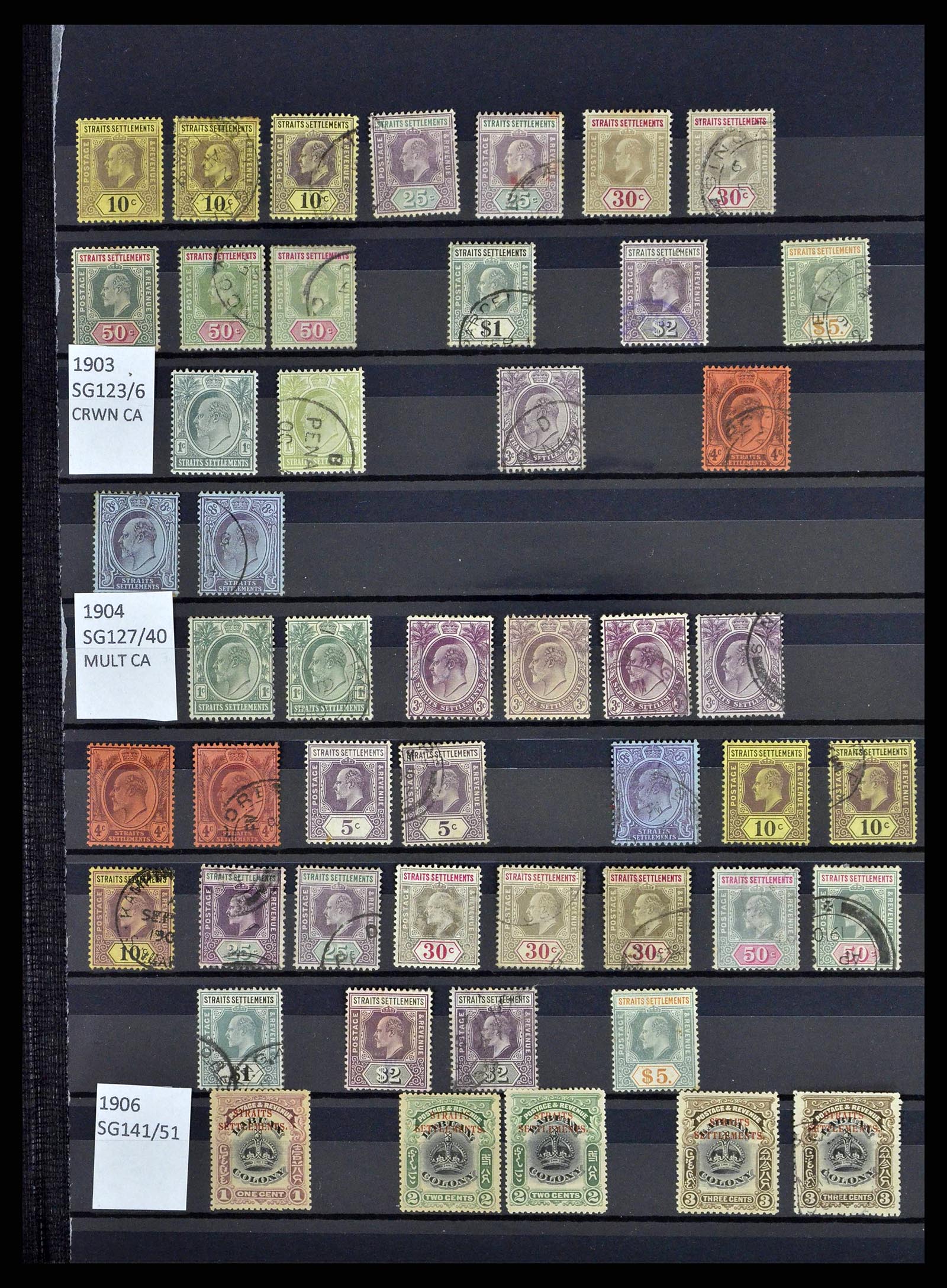 38450 0005 - Stamp collection 38450 Malaysia and States 1867-1970.