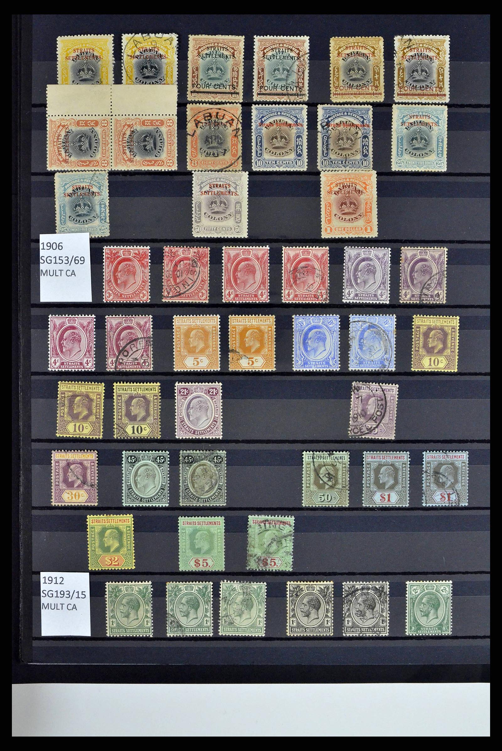 38450 0006 - Stamp collection 38450 Malaysia and States 1867-1970.