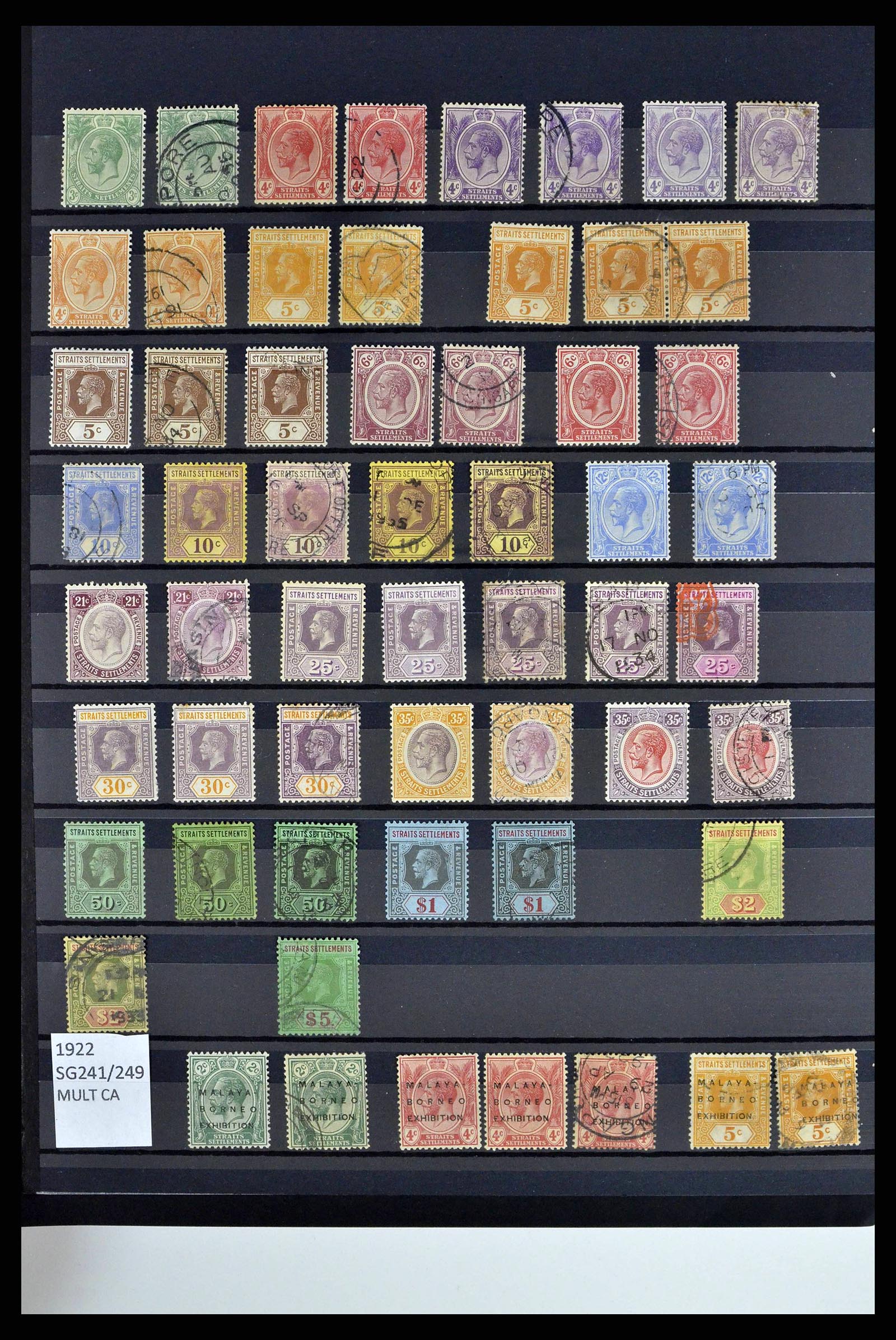 38450 0008 - Stamp collection 38450 Malaysia and States 1867-1970.