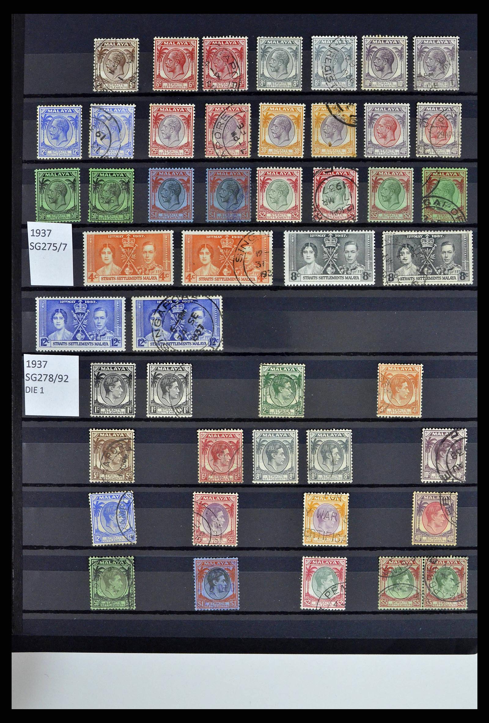 38450 0010 - Stamp collection 38450 Malaysia and States 1867-1970.