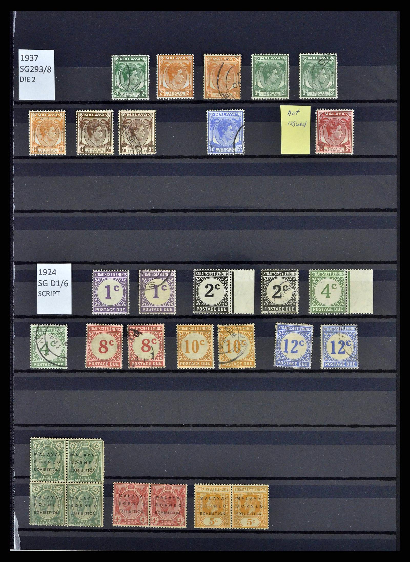 38450 0011 - Stamp collection 38450 Malaysia and States 1867-1970.