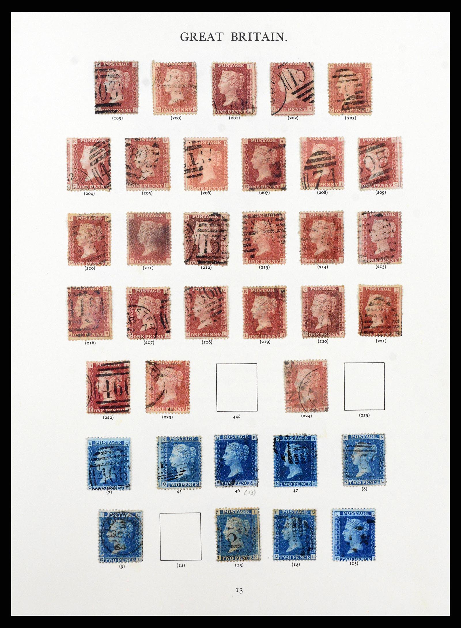 38460 0006 - Stamp collection 38460 Great Britain 1840-1992.
