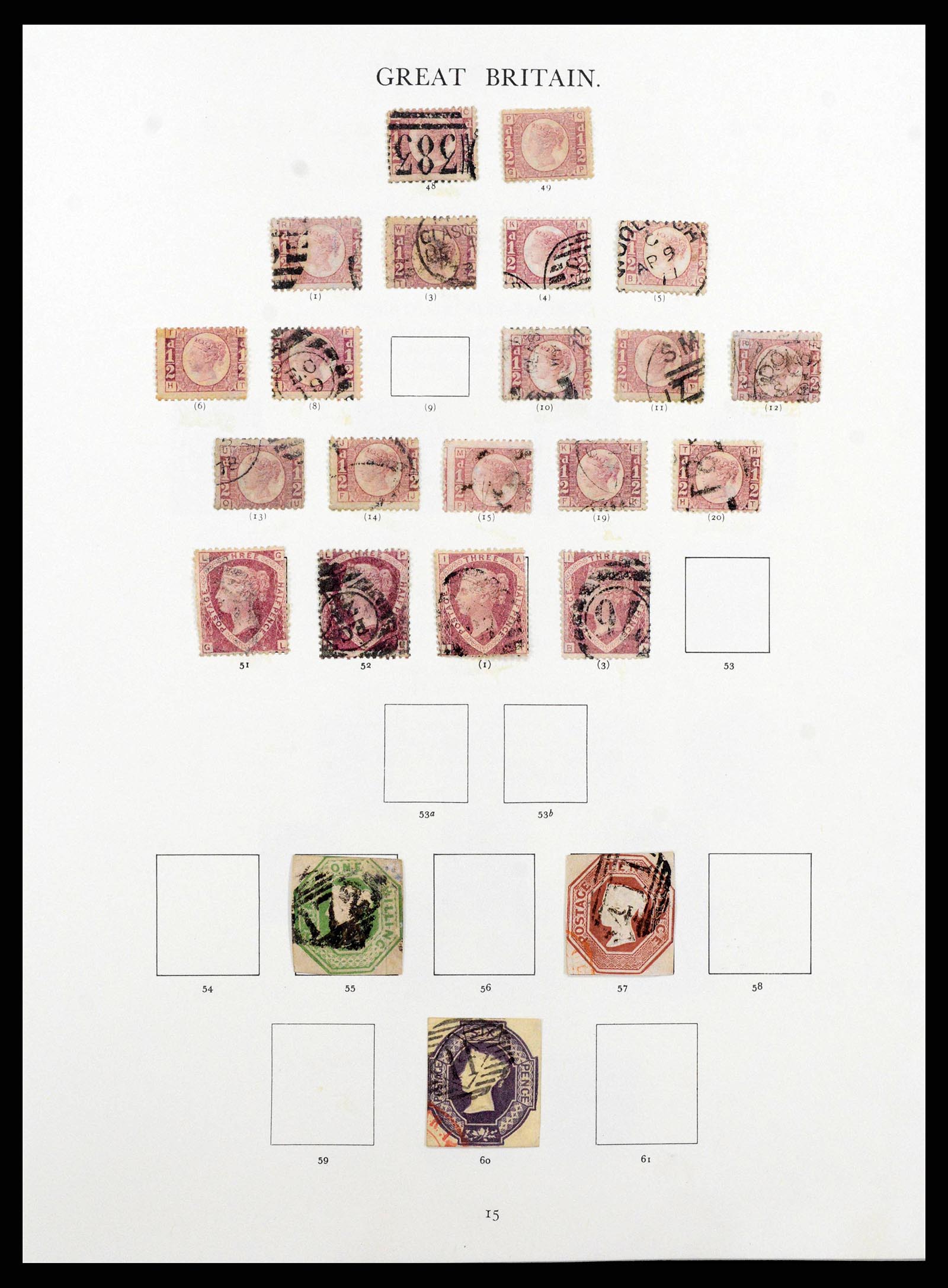 38460 0007 - Postzegelverzameling 38460 Engeland 1840-1992.