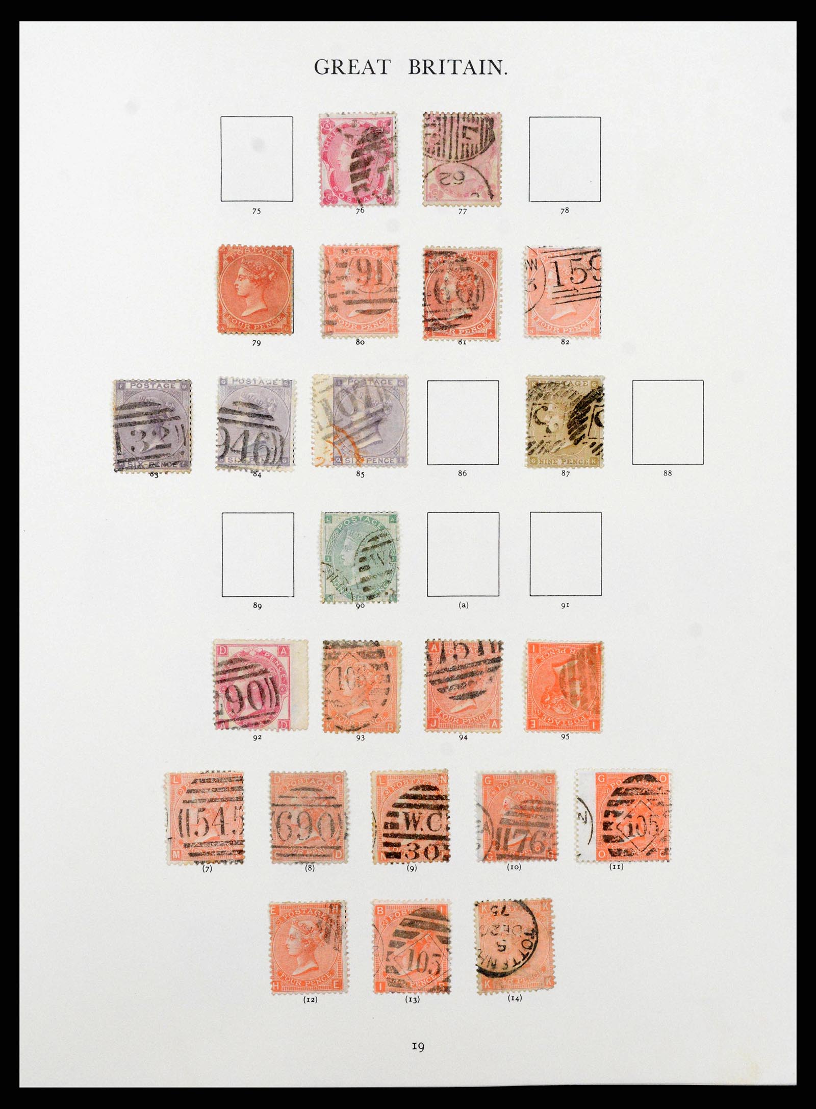 38460 0009 - Postzegelverzameling 38460 Engeland 1840-1992.