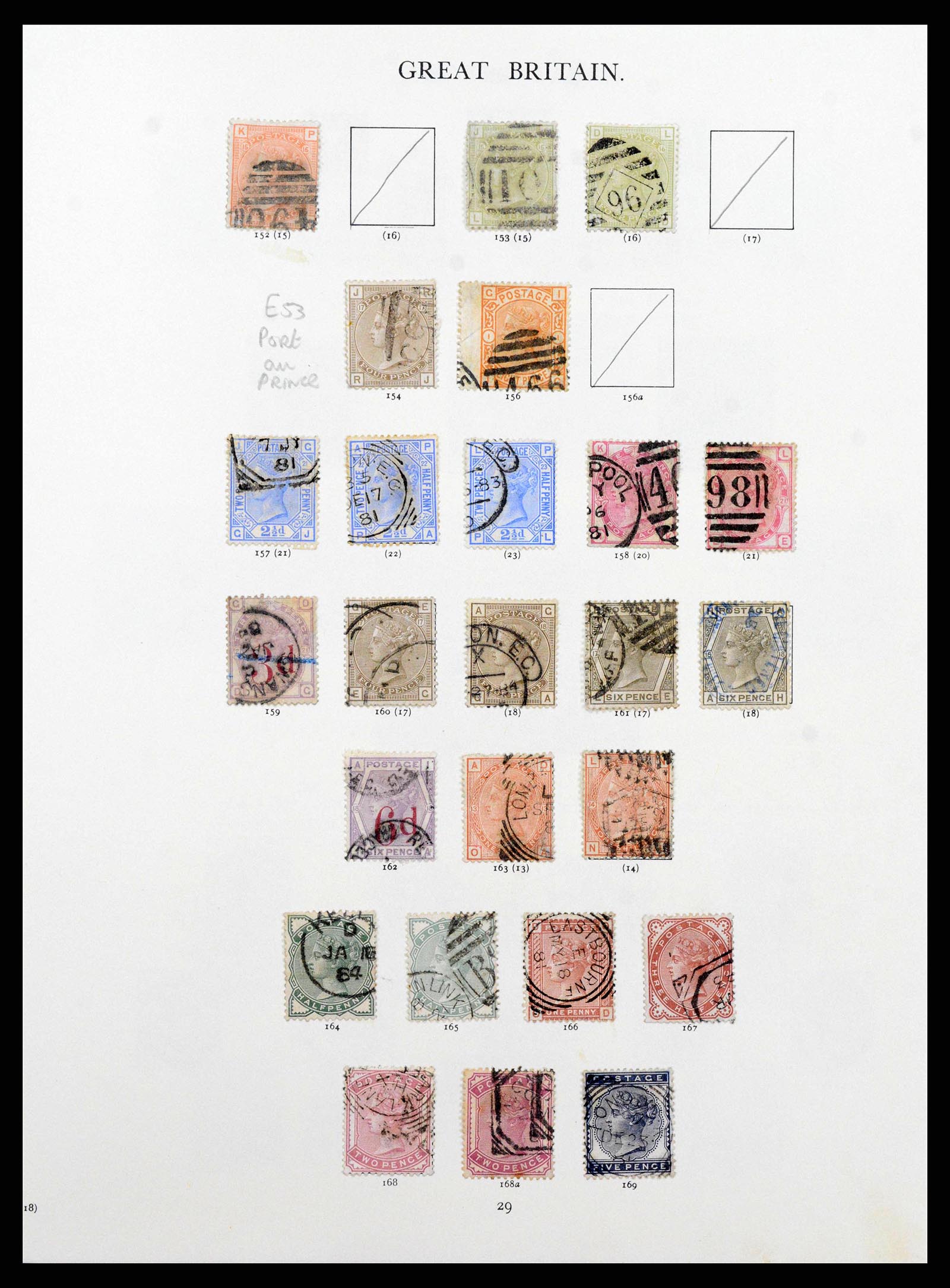 38460 0014 - Postzegelverzameling 38460 Engeland 1840-1992.