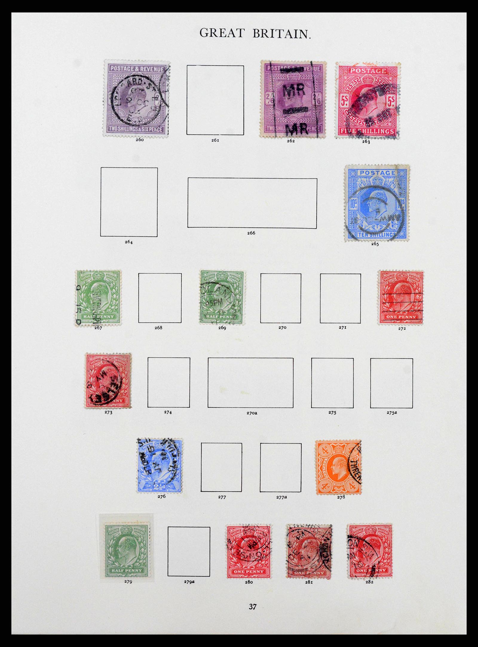38460 0018 - Postzegelverzameling 38460 Engeland 1840-1992.