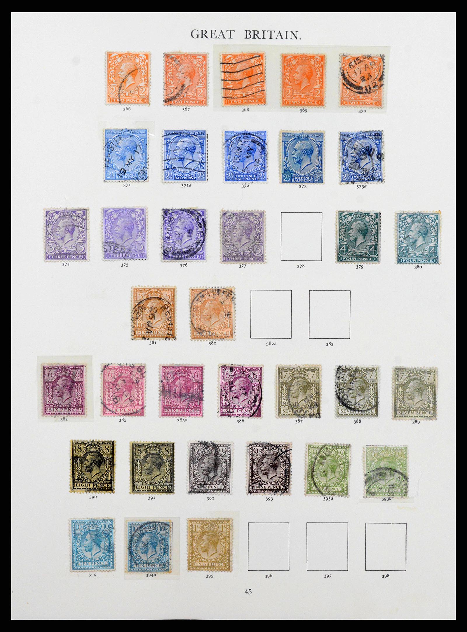 38460 0022 - Postzegelverzameling 38460 Engeland 1840-1992.