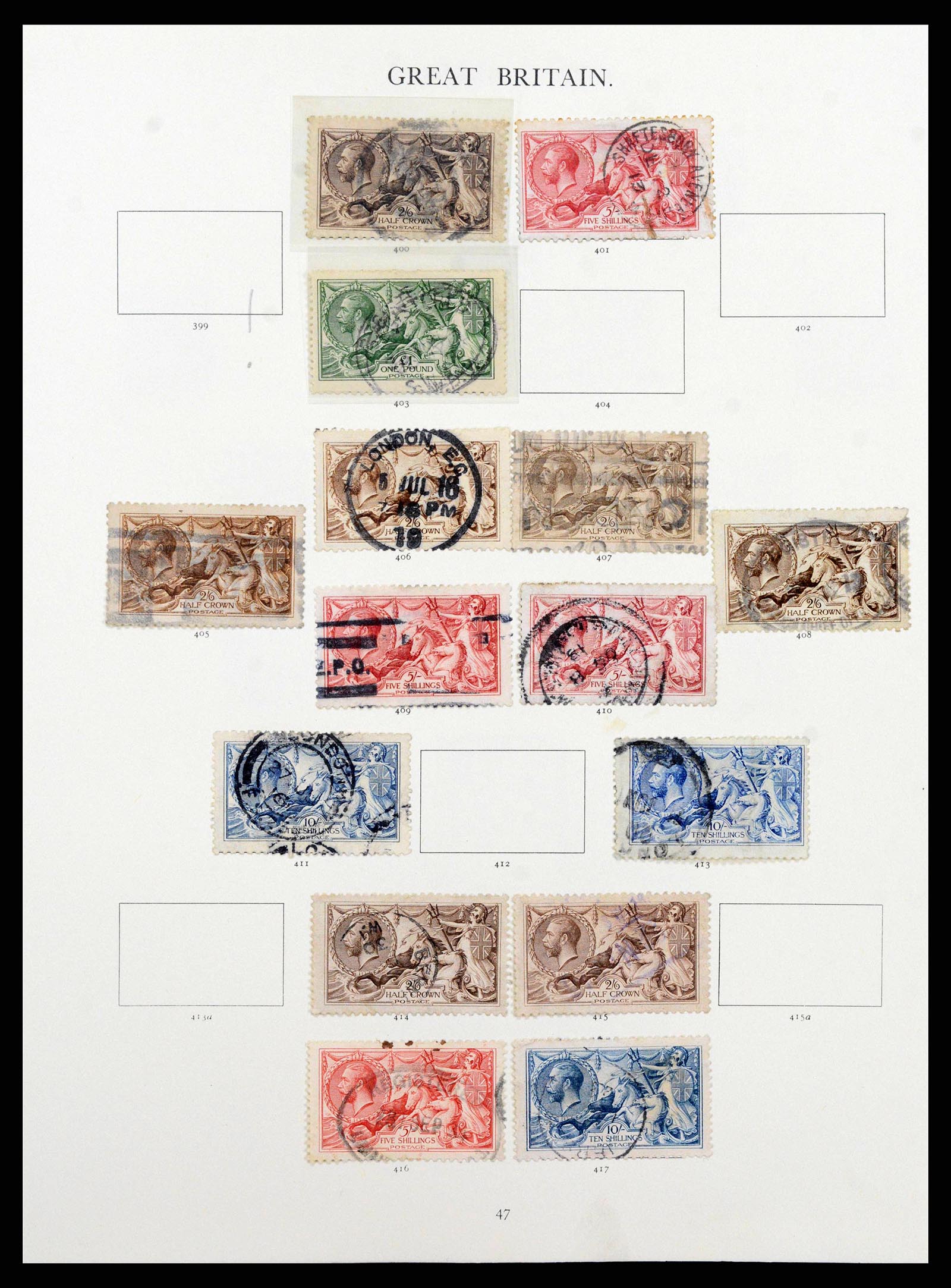 38460 0023 - Postzegelverzameling 38460 Engeland 1840-1992.