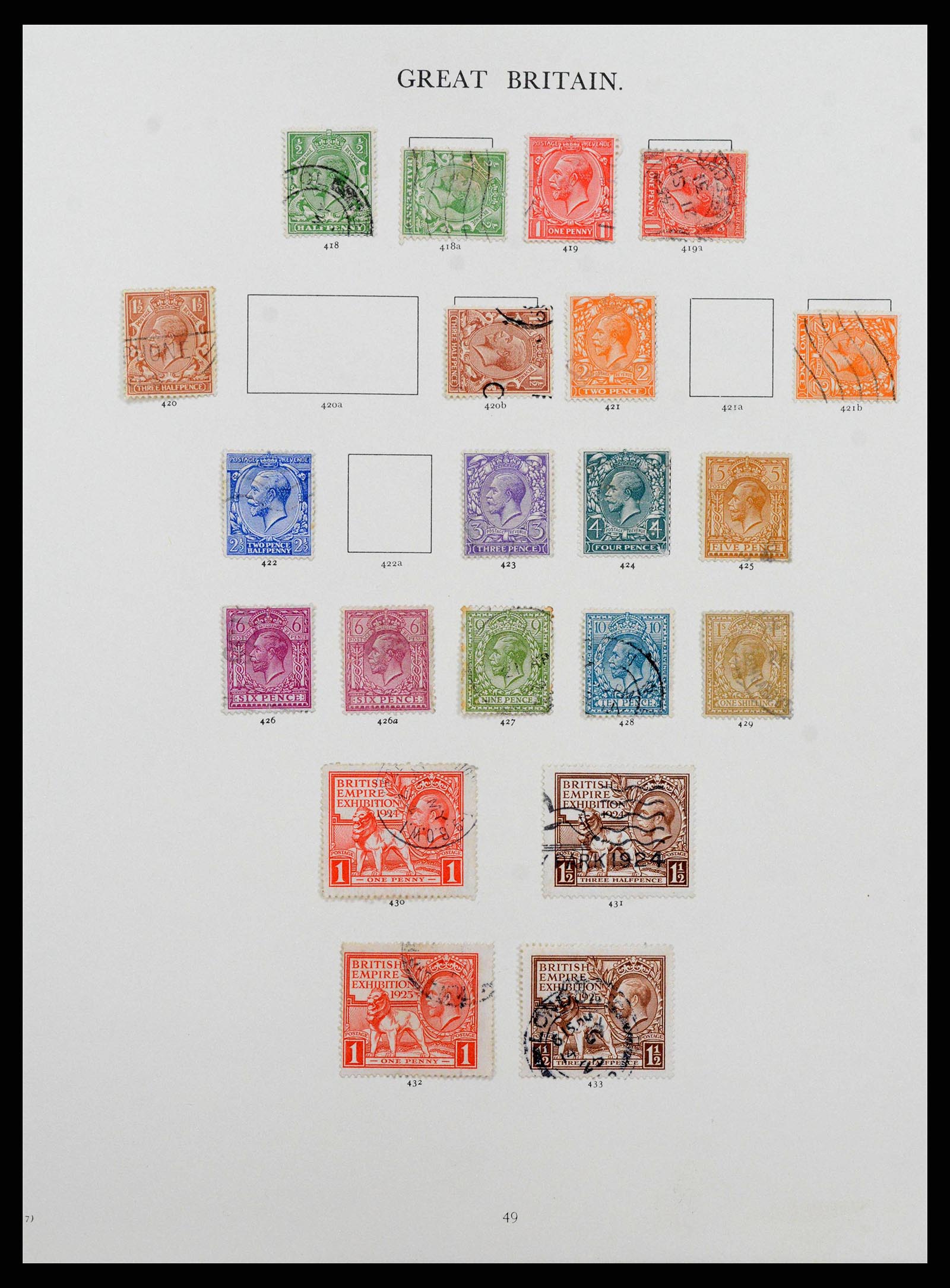 38460 0024 - Stamp collection 38460 Great Britain 1840-1992.