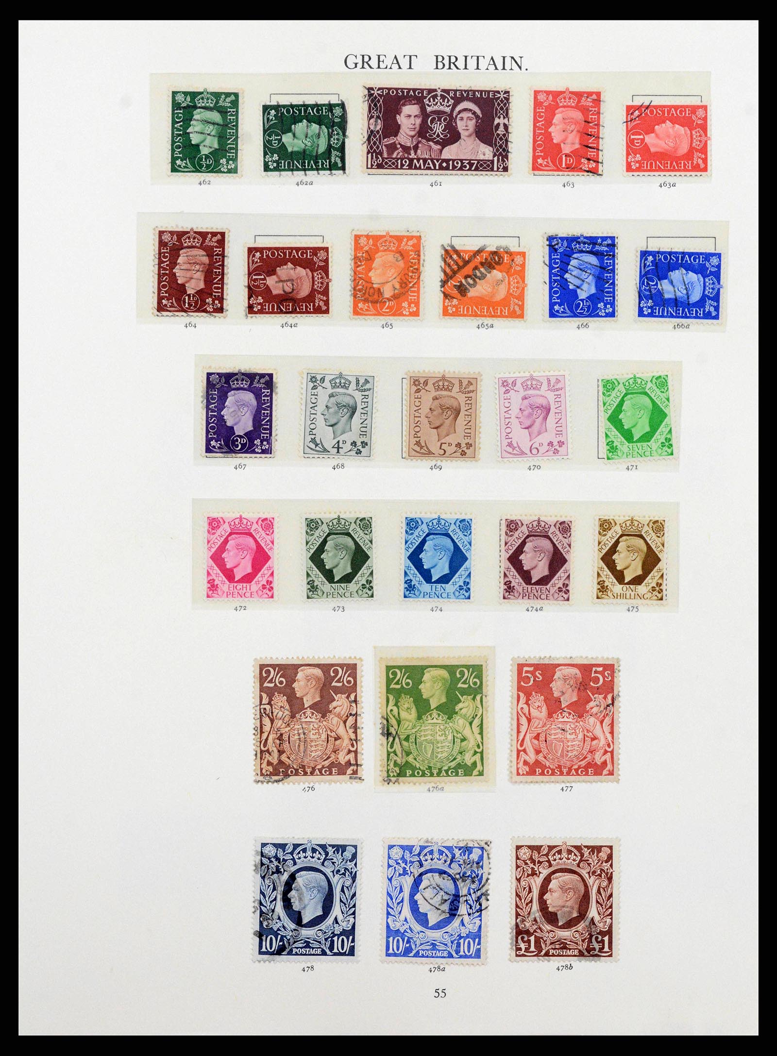 38460 0027 - Postzegelverzameling 38460 Engeland 1840-1992.