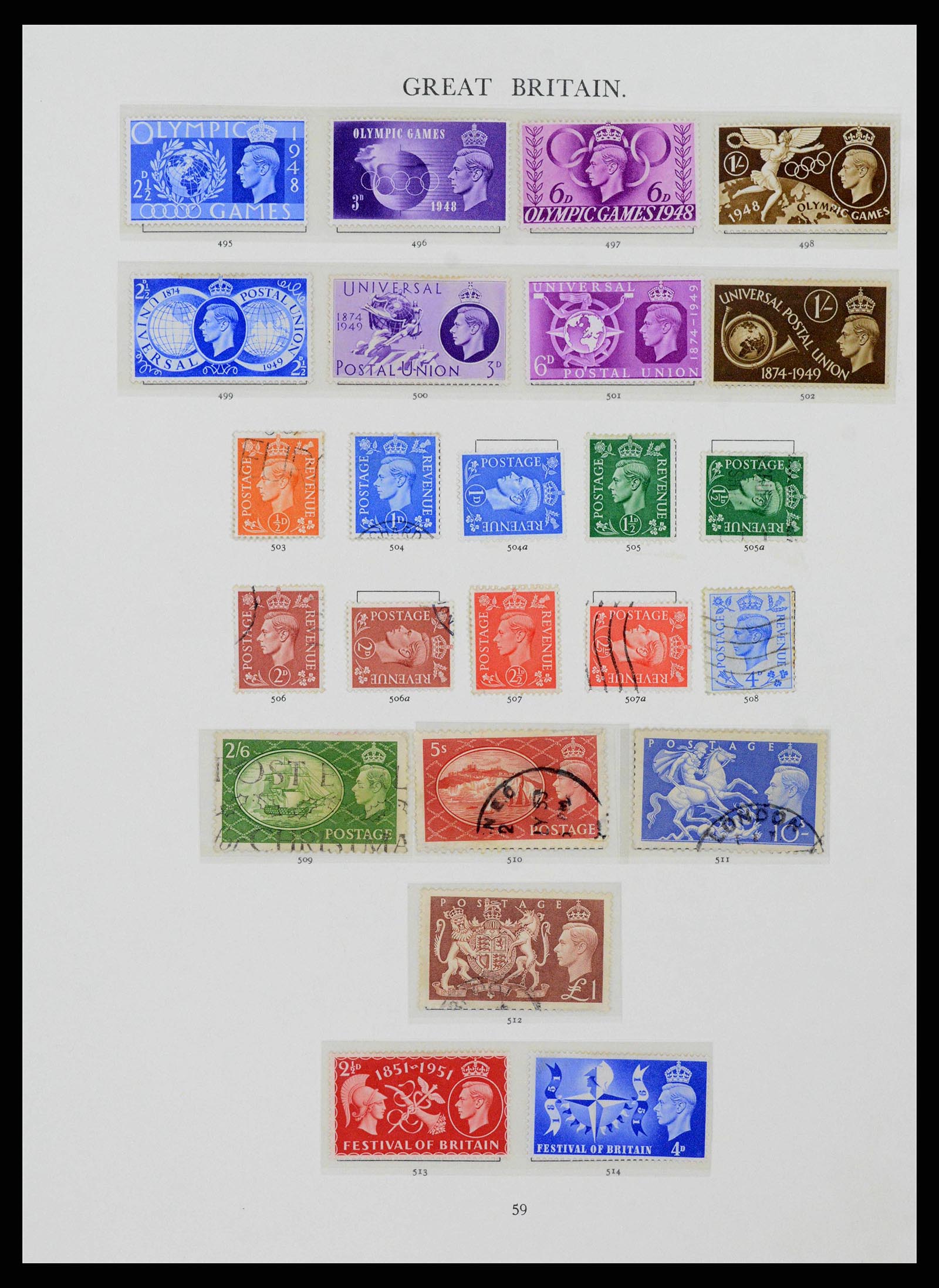 38460 0029 - Stamp collection 38460 Great Britain 1840-1992.