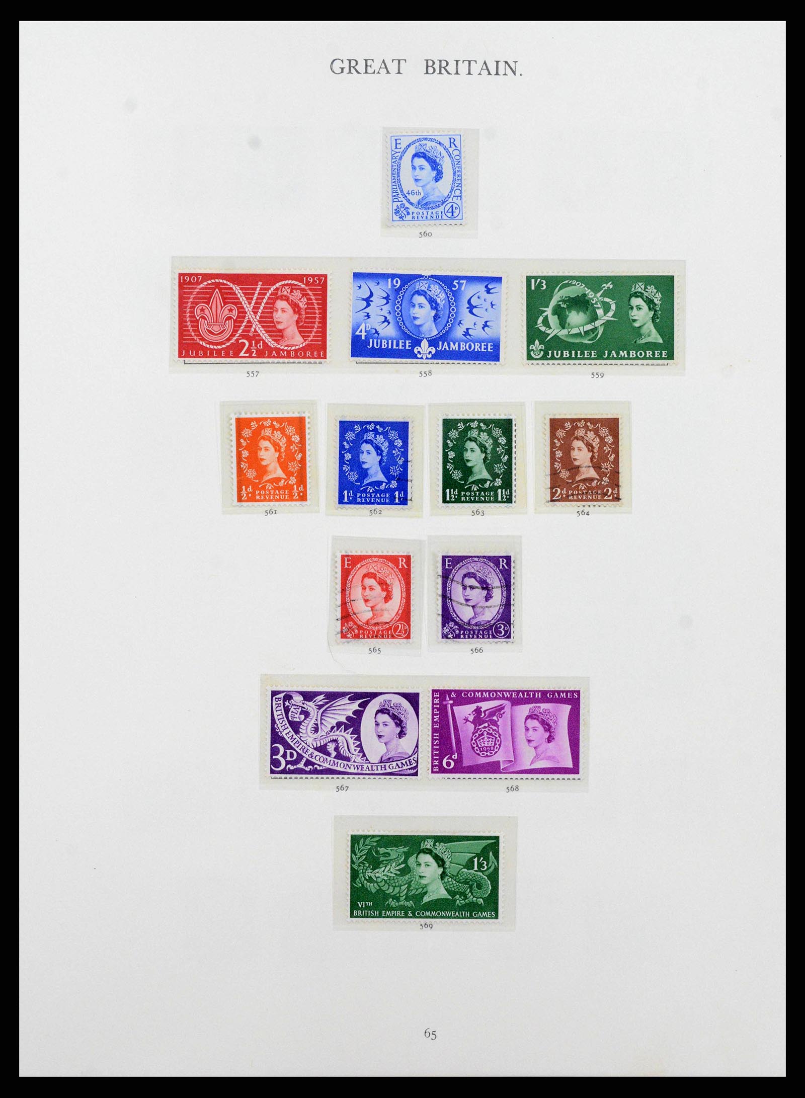 38460 0032 - Postzegelverzameling 38460 Engeland 1840-1992.
