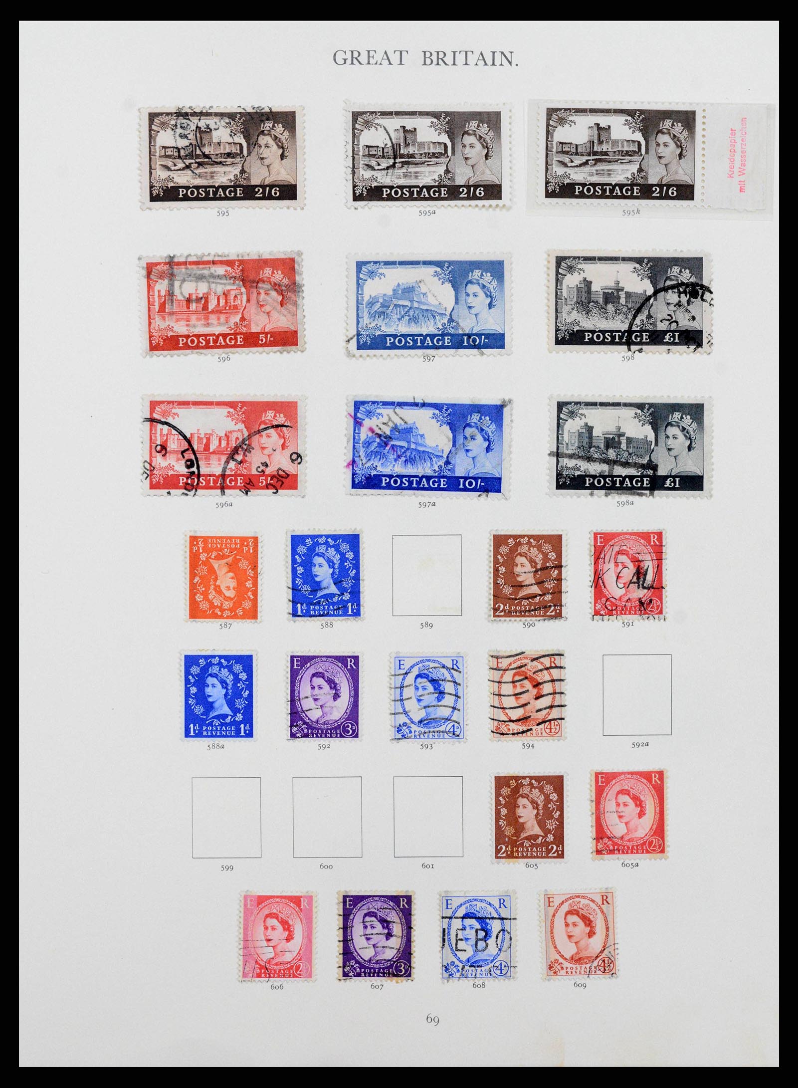 38460 0034 - Postzegelverzameling 38460 Engeland 1840-1992.