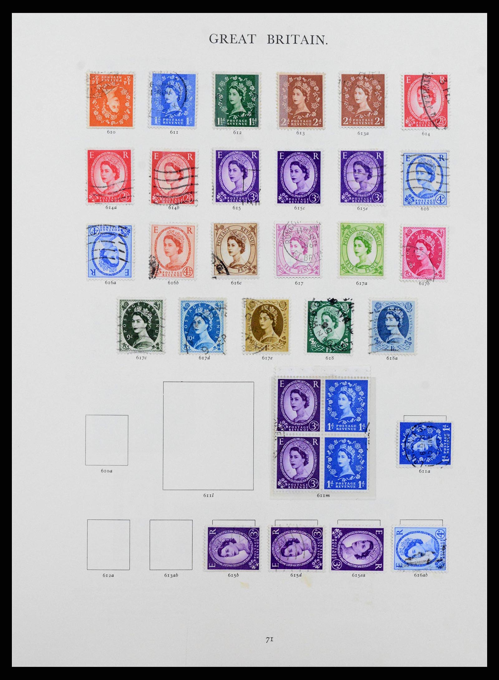 38460 0035 - Stamp collection 38460 Great Britain 1840-1992.