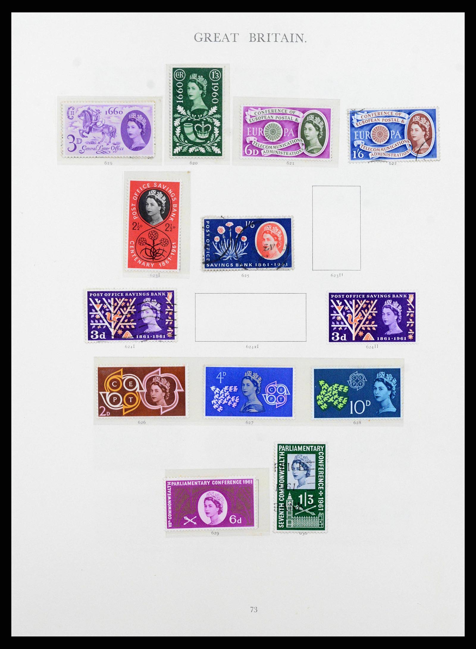 38460 0036 - Postzegelverzameling 38460 Engeland 1840-1992.