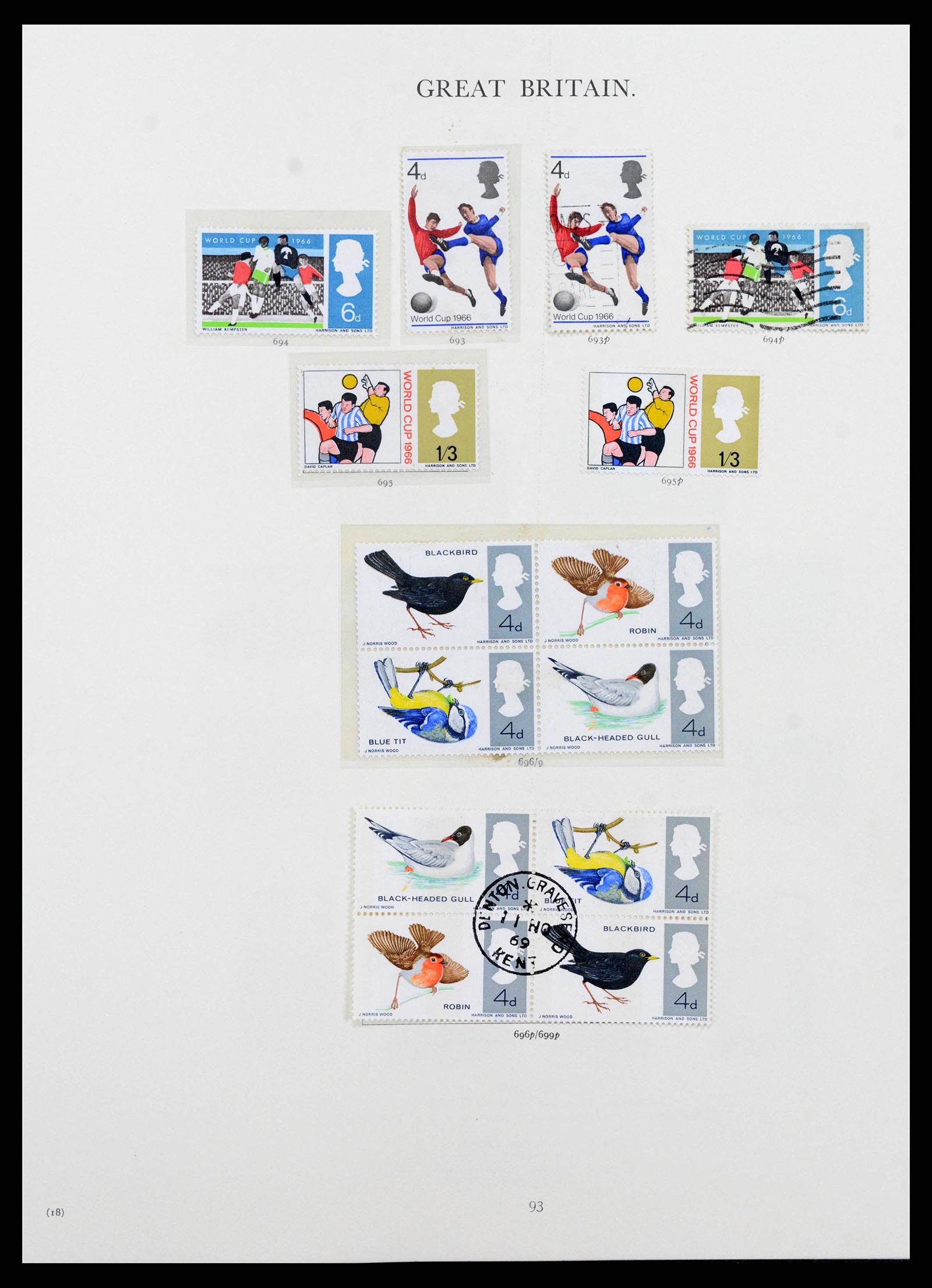 38460 0046 - Postzegelverzameling 38460 Engeland 1840-1992.