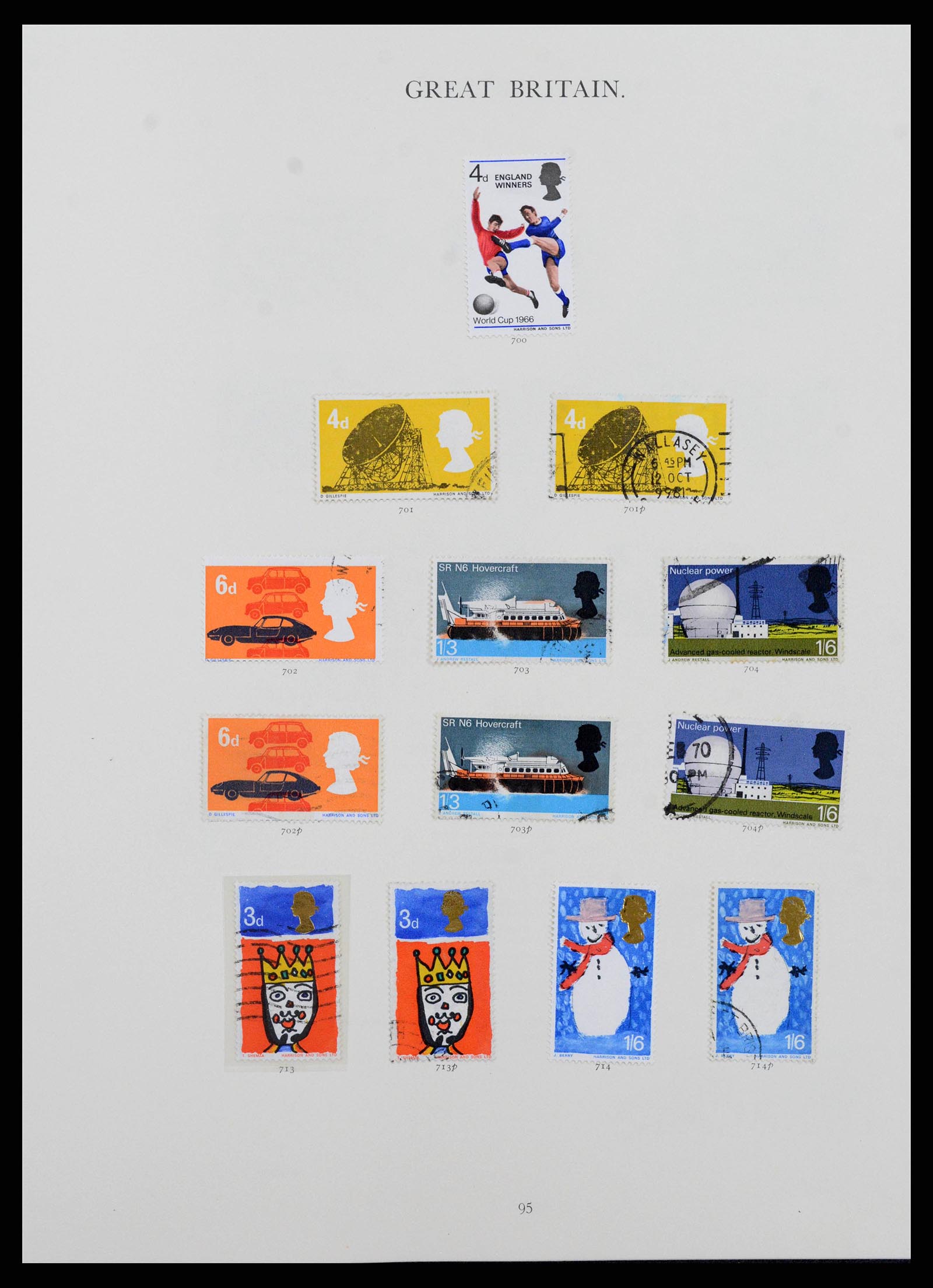 38460 0047 - Postzegelverzameling 38460 Engeland 1840-1992.