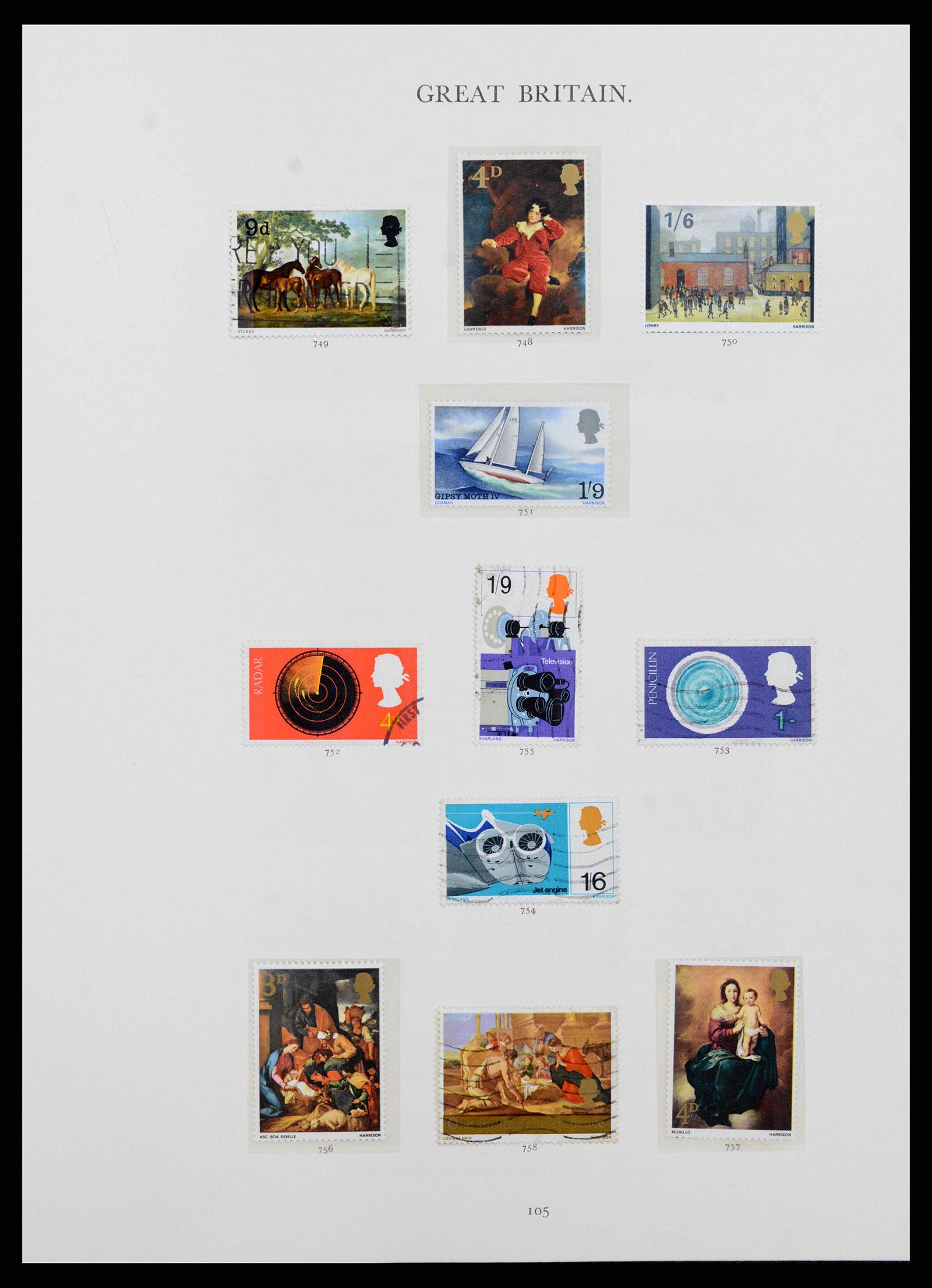 38460 0051 - Postzegelverzameling 38460 Engeland 1840-1992.