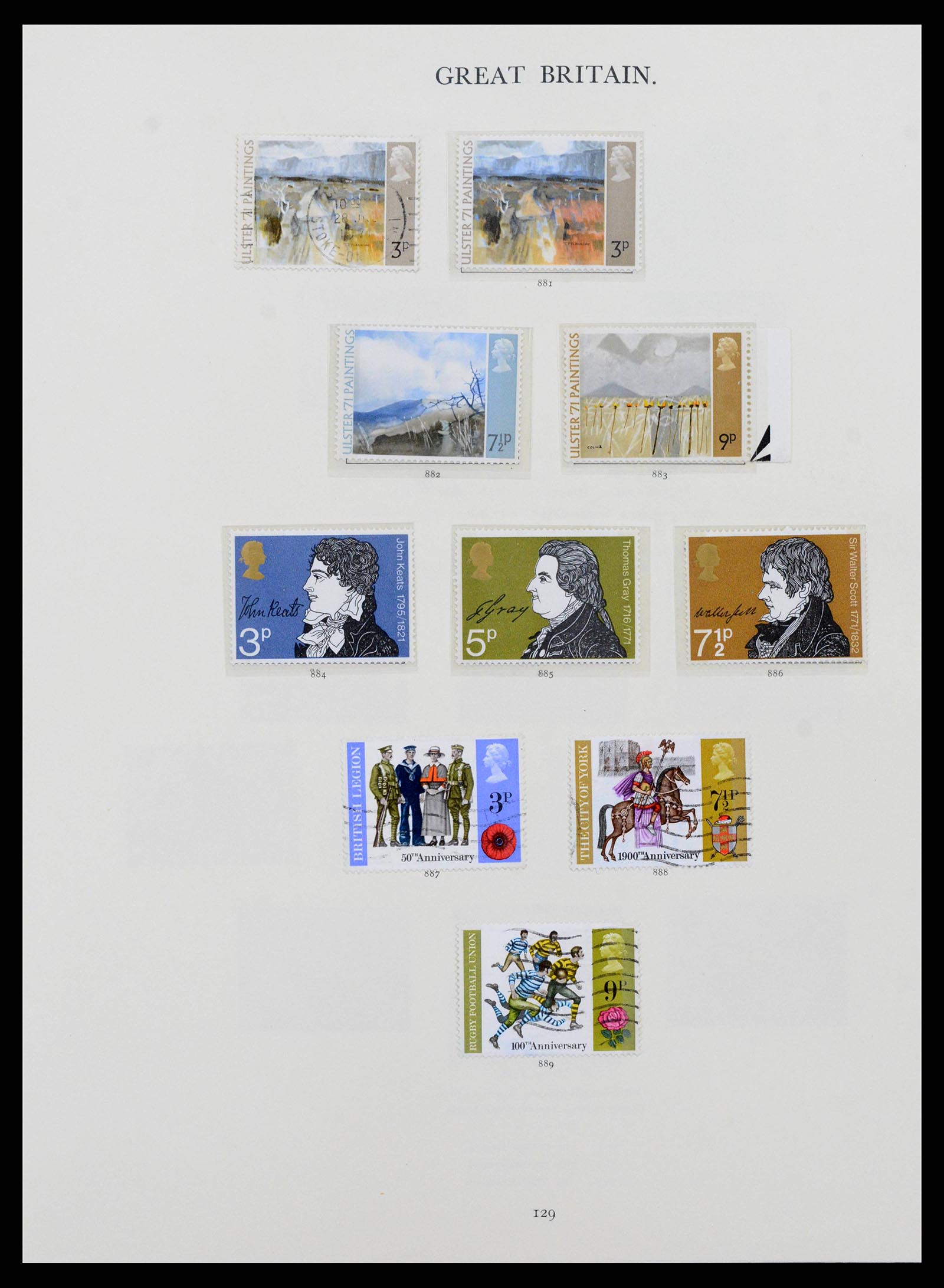 38460 0060 - Postzegelverzameling 38460 Engeland 1840-1992.