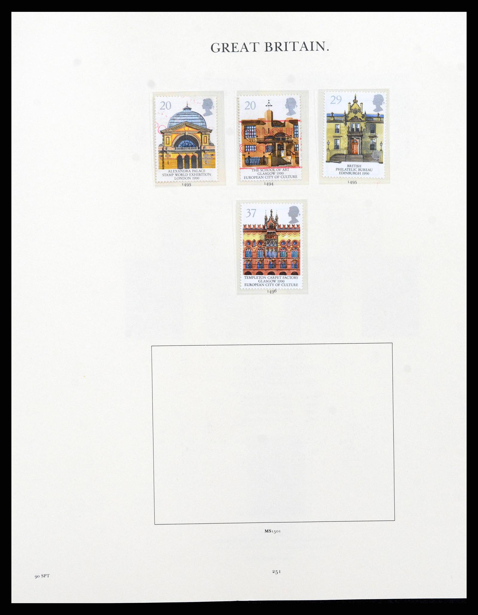 38460 0121 - Postzegelverzameling 38460 Engeland 1840-1992.