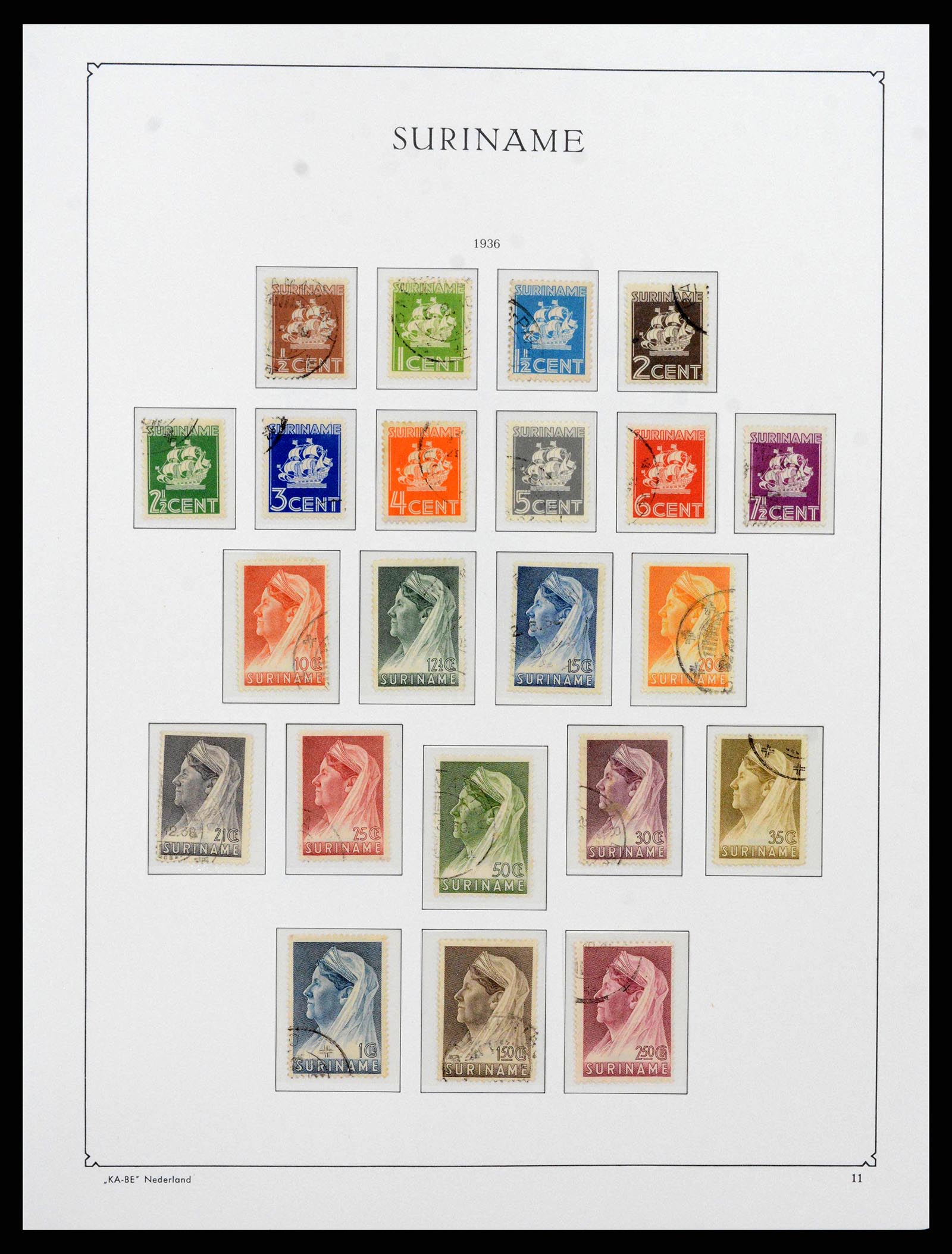 38465 0011 - Stamp collection 38465 Suriname 1873-1975.