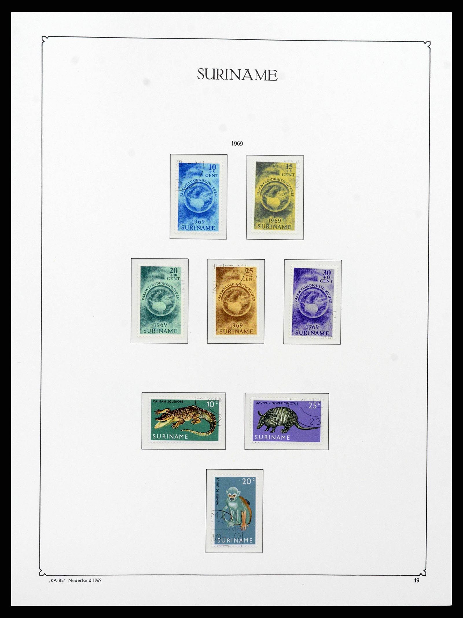 38465 0048 - Postzegelverzameling 38465 Suriname 1873-1975.