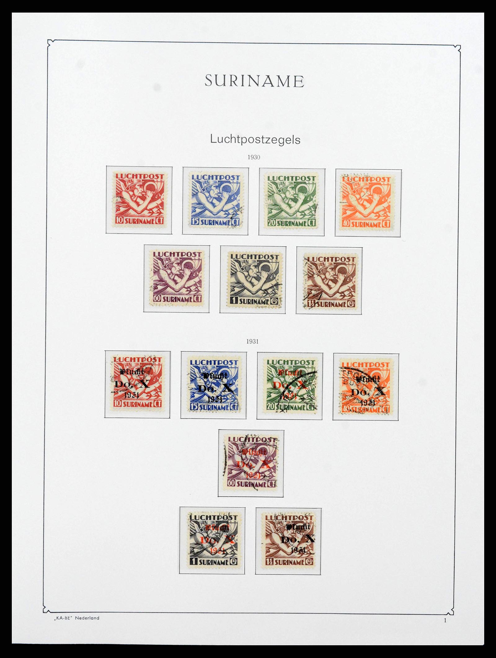 38465 0069 - Postzegelverzameling 38465 Suriname 1873-1975.