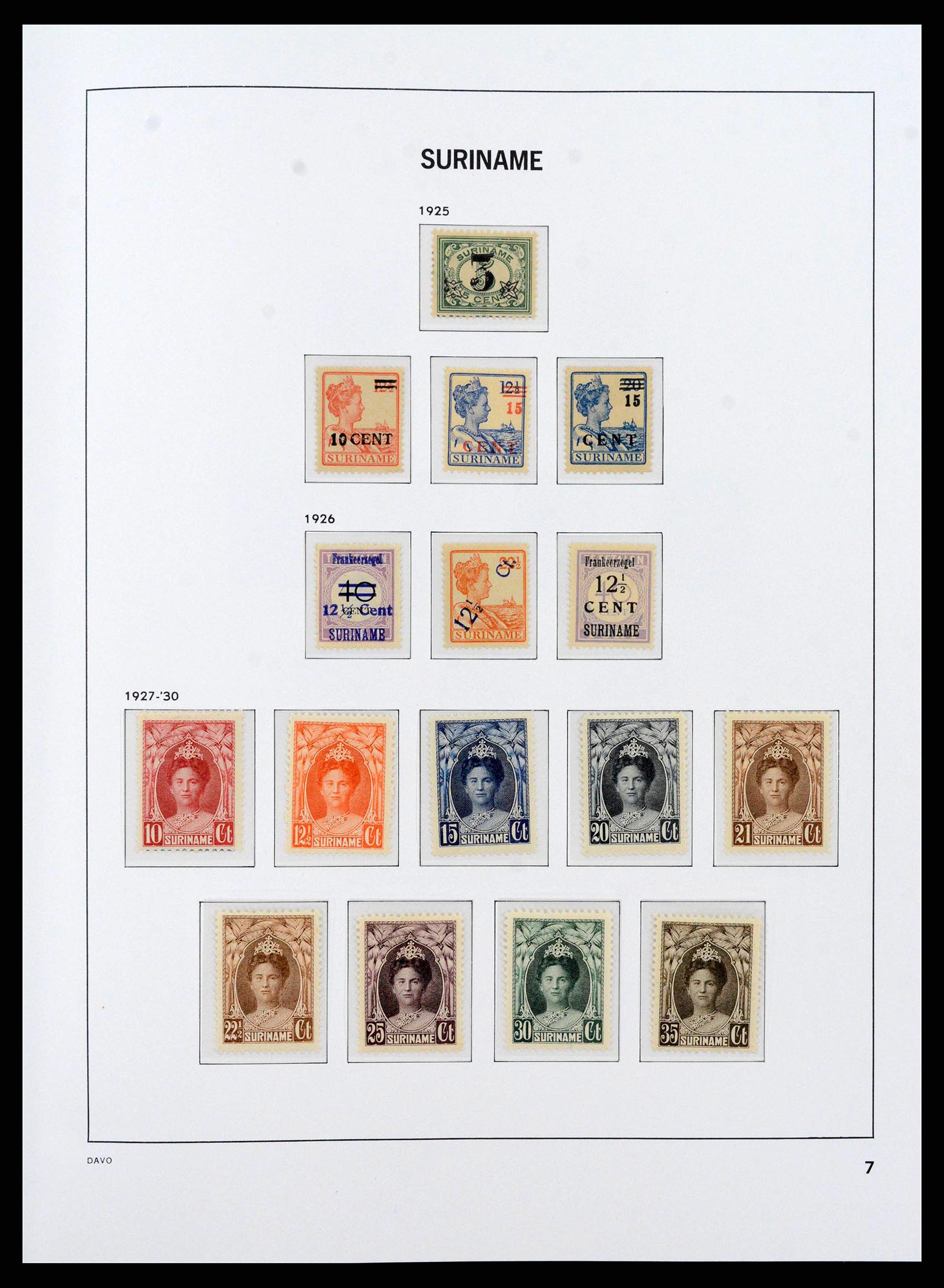 38466 0007 - Stamp collection 38466 Suriname 1873-1975.