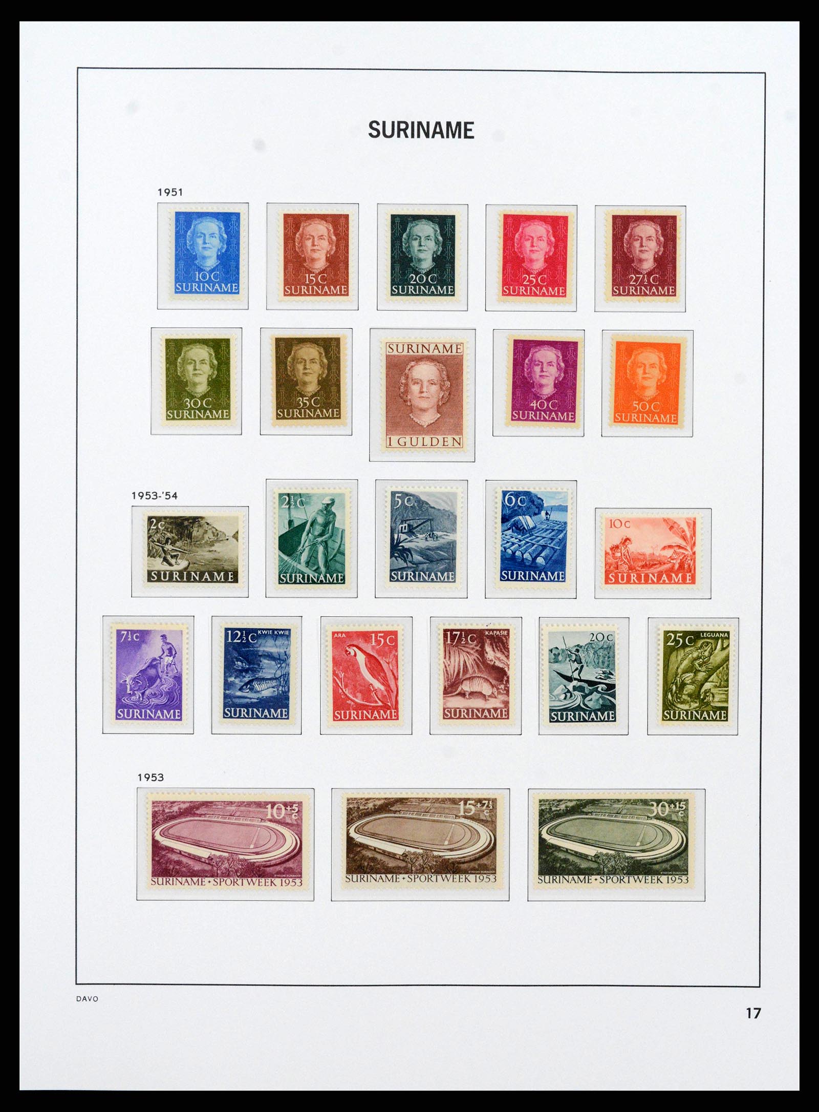 38466 0018 - Stamp collection 38466 Suriname 1873-1975.