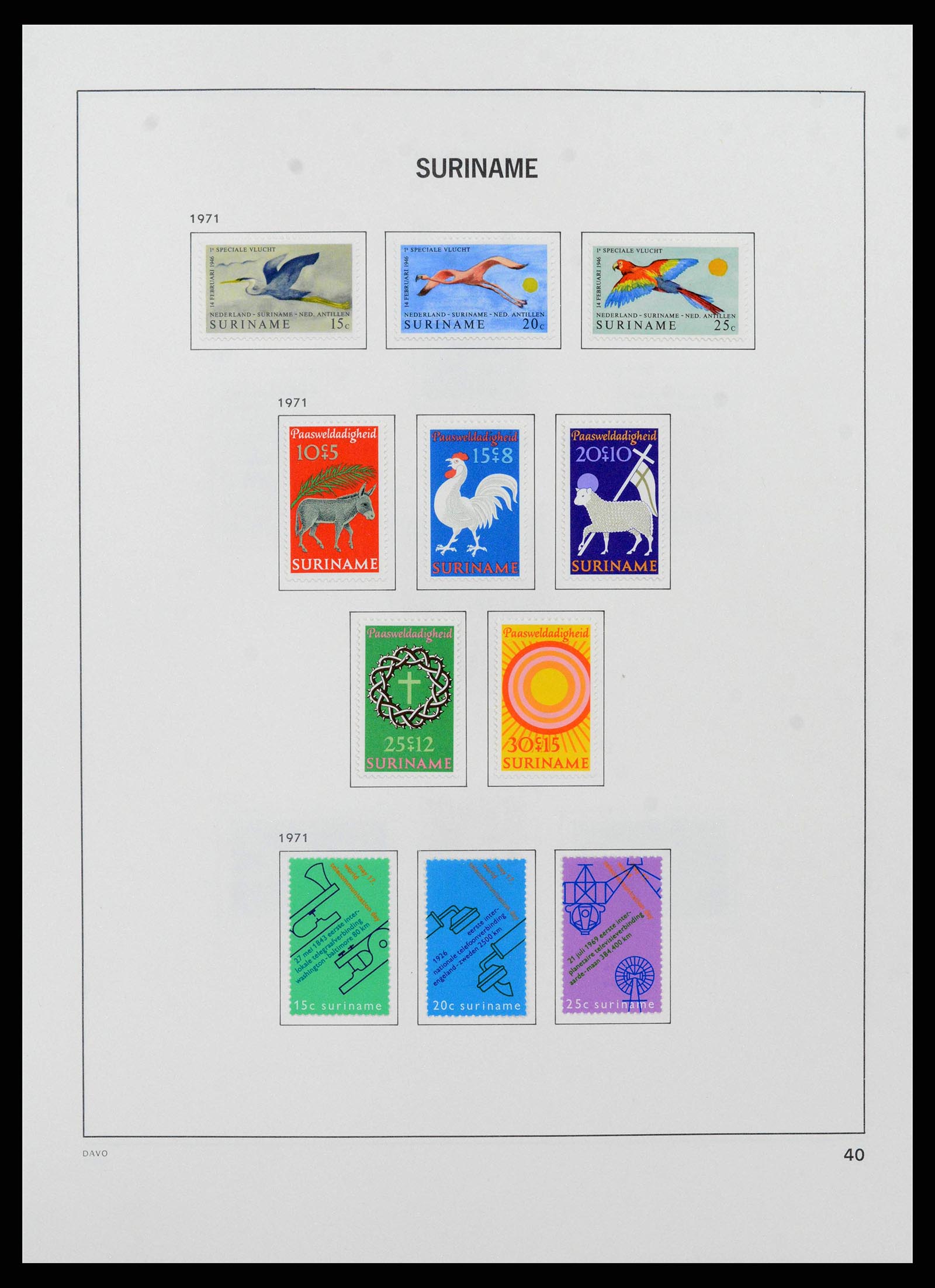 38466 0049 - Stamp collection 38466 Suriname 1873-1975.