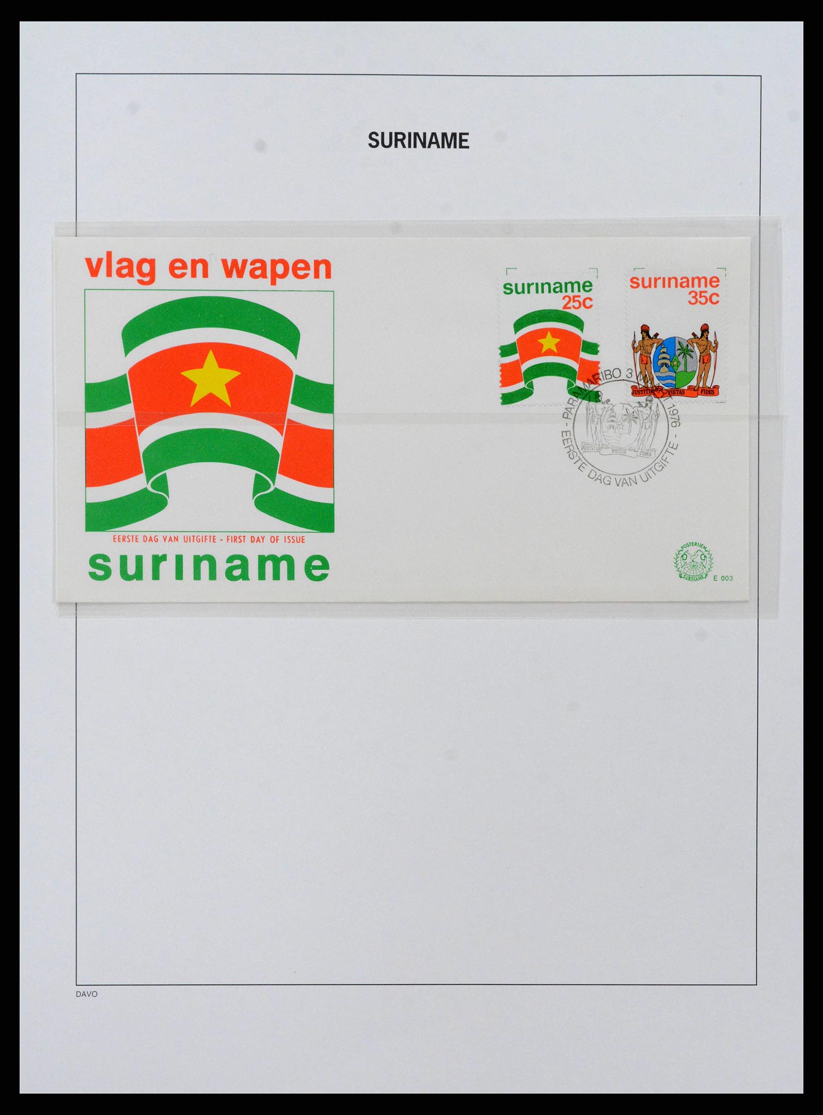 38466 0071 - Stamp collection 38466 Suriname 1873-1975.