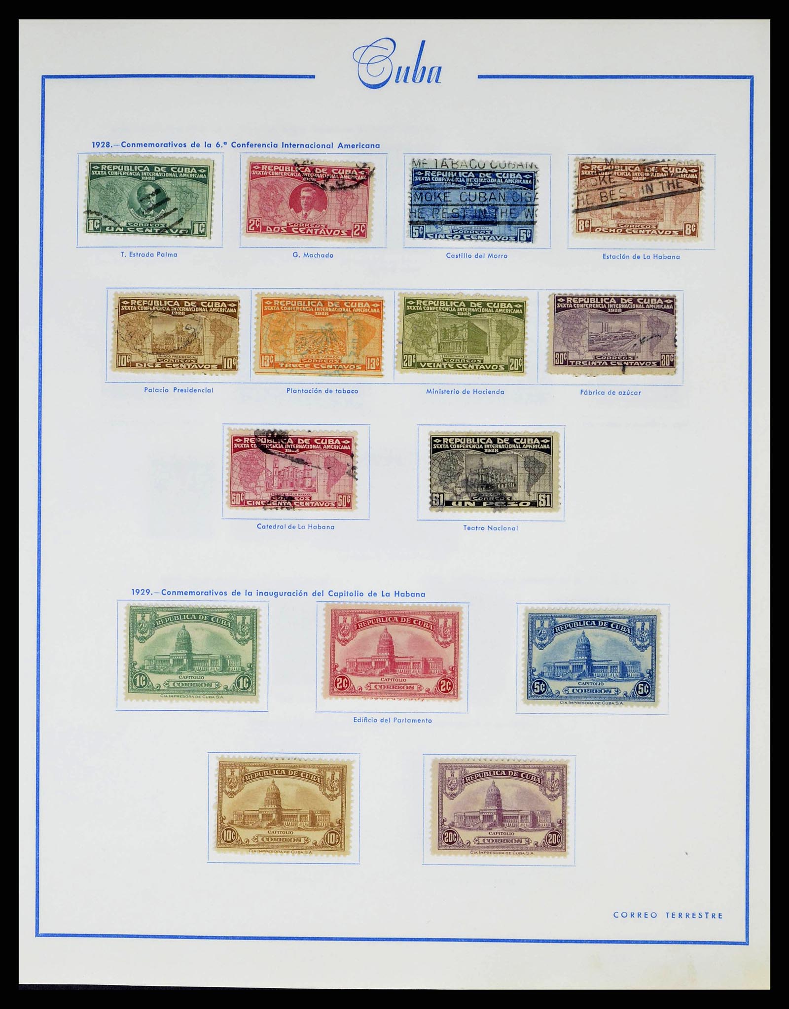 38467 0010 - Stamp collection 38467 Cuba 1855-1962.
