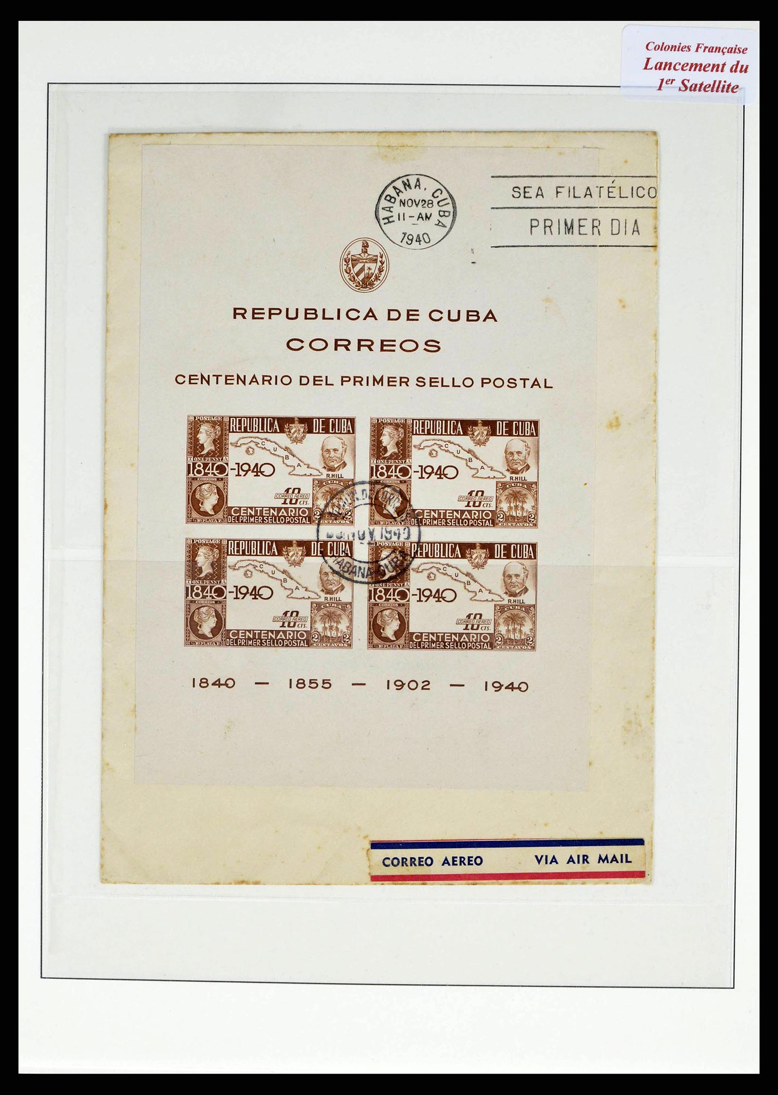 38467 0016 - Postzegelverzameling 38467 Cuba 1855-1962.