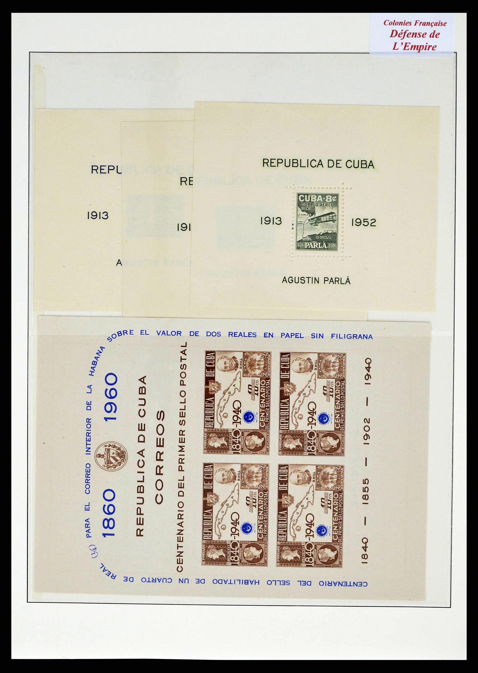 38467 0018 - Postzegelverzameling 38467 Cuba 1855-1962.