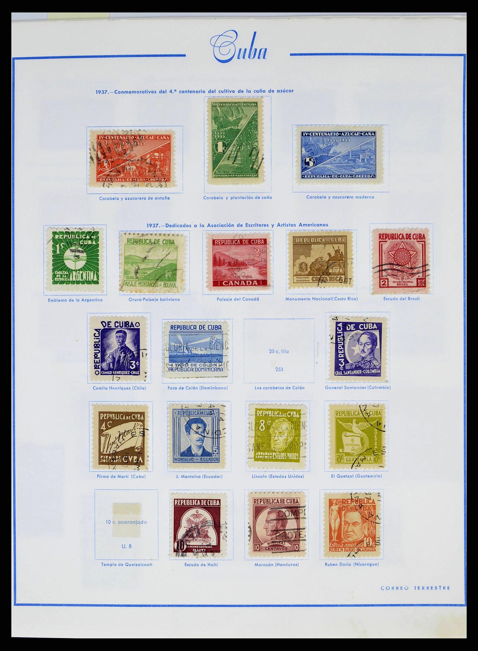 38467 0020 - Postzegelverzameling 38467 Cuba 1855-1962.