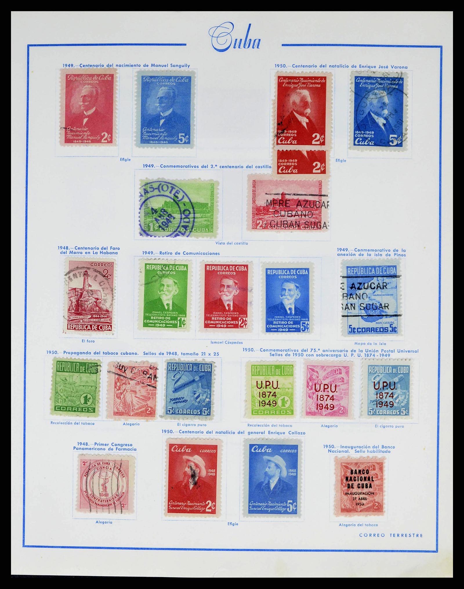 38467 0026 - Postzegelverzameling 38467 Cuba 1855-1962.