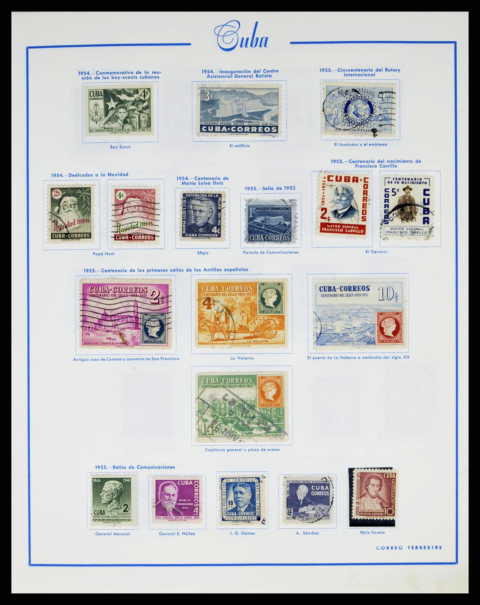 38467 0032 - Postzegelverzameling 38467 Cuba 1855-1962.