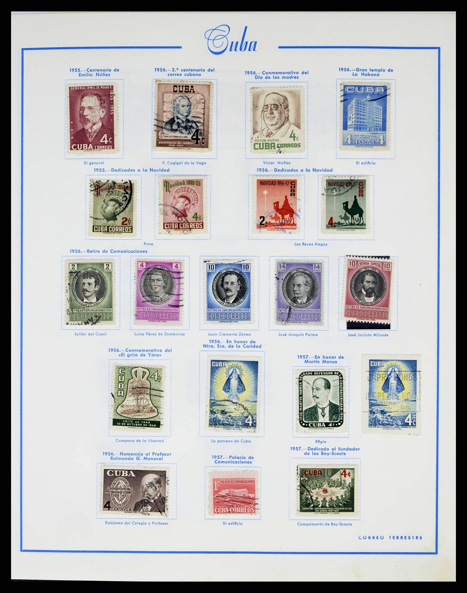 38467 0033 - Stamp collection 38467 Cuba 1855-1962.